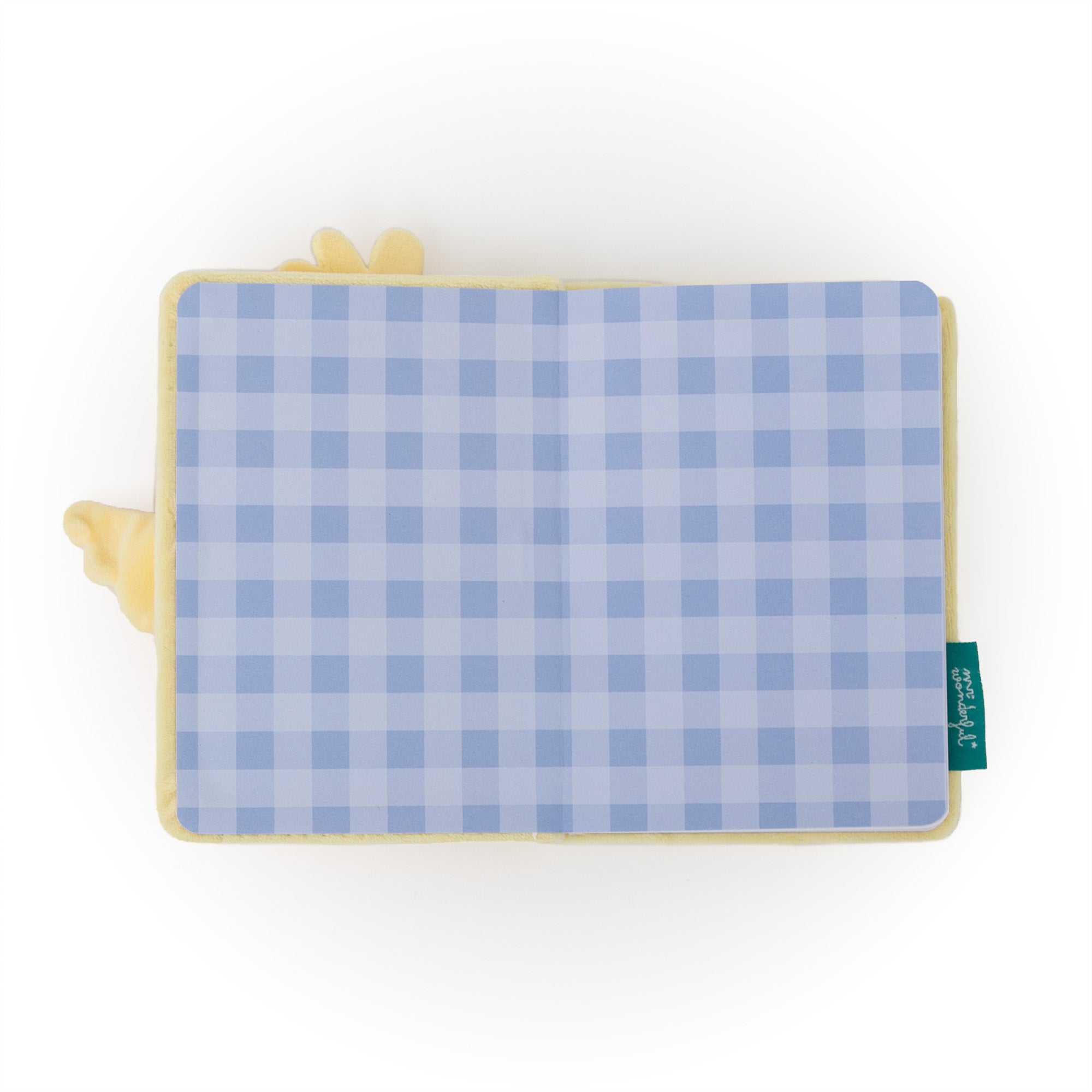 Libreta A6 peluche - Lazy pollito
