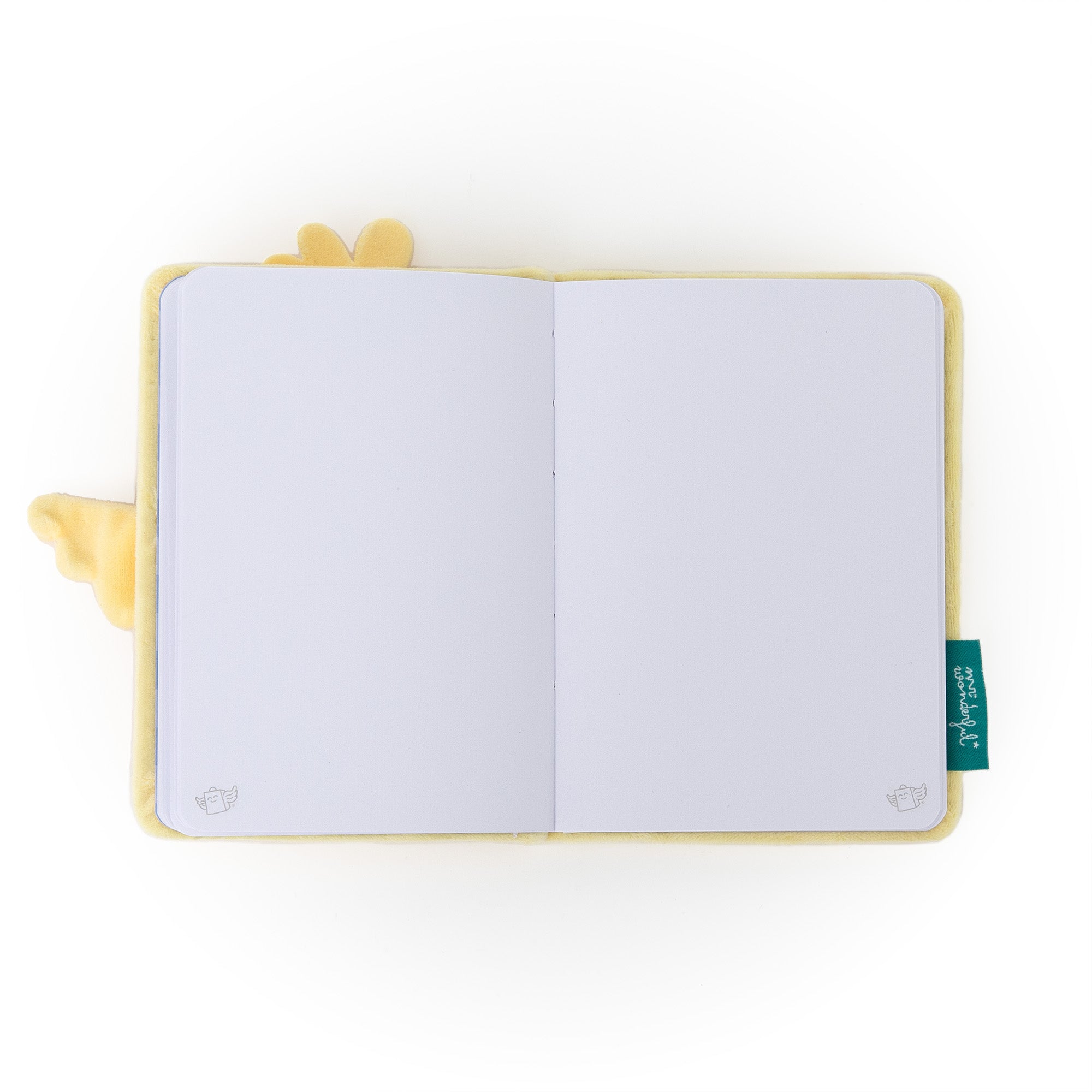 Libreta A6 peluche - Lazy pollito