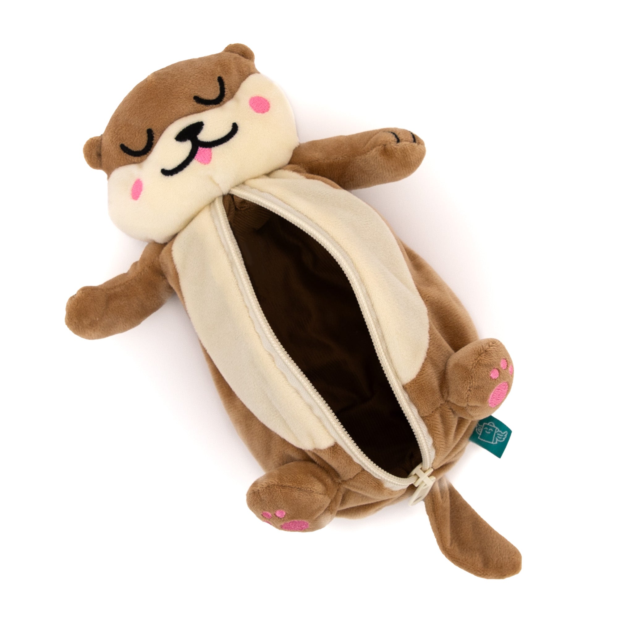 Trousse peluche - Lazy loutre