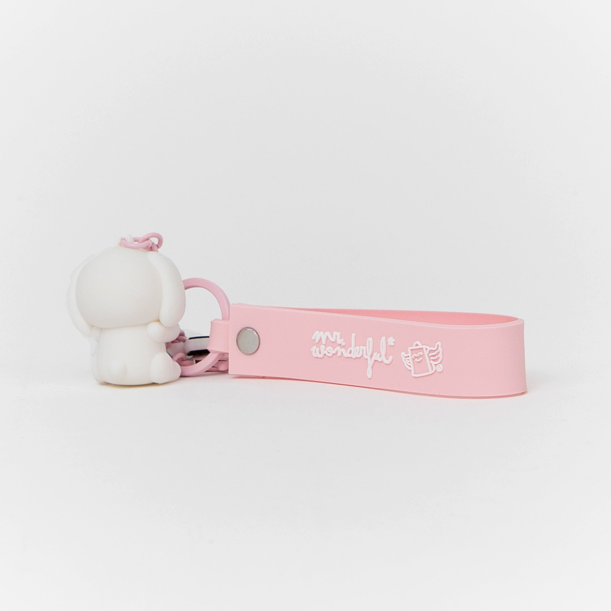 Keyring with Charms Lazy Rabbit | No Plan Is the Plan