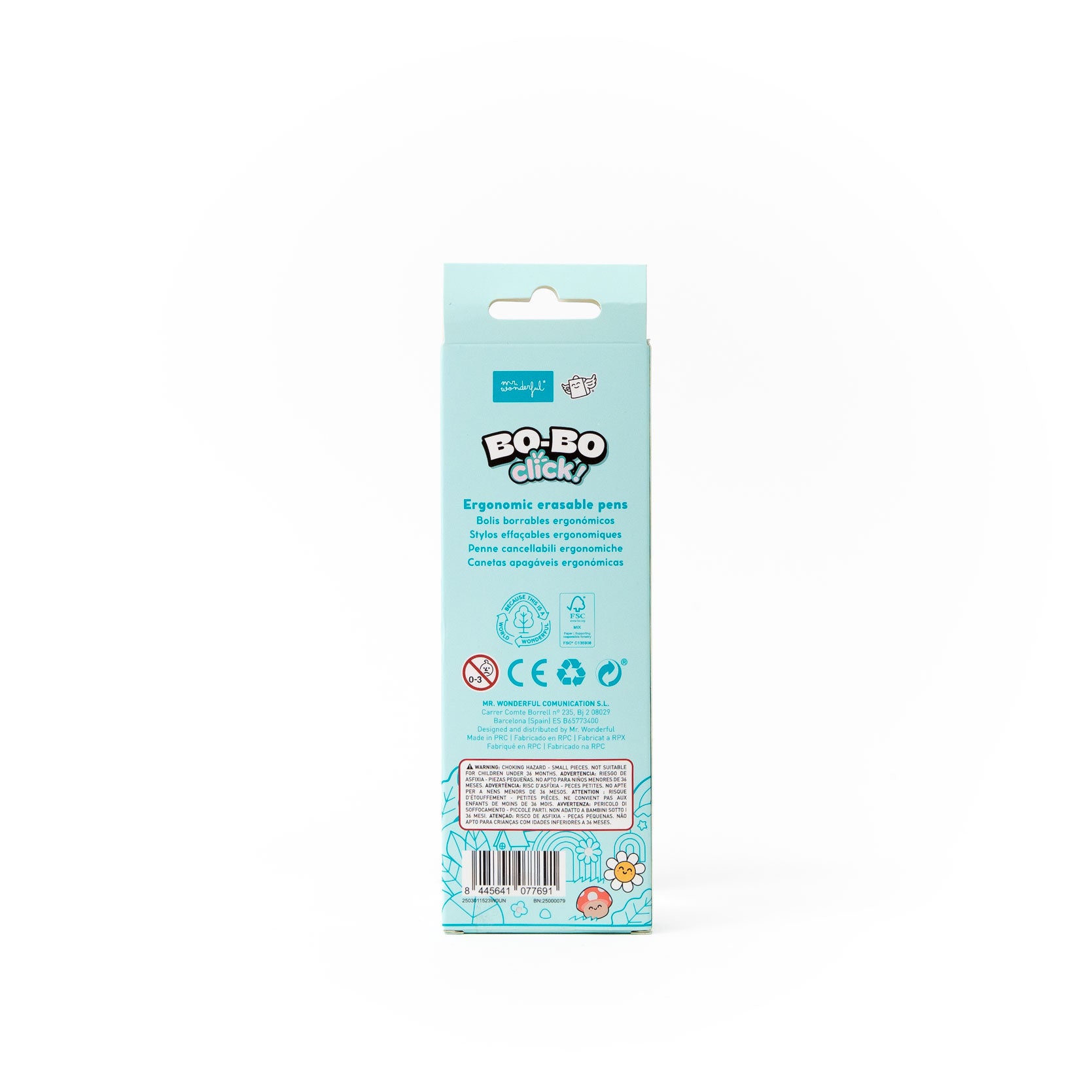 Set de 2 stylos effaçables Bo-Bo Click! - Cœur Bandit et Avocat