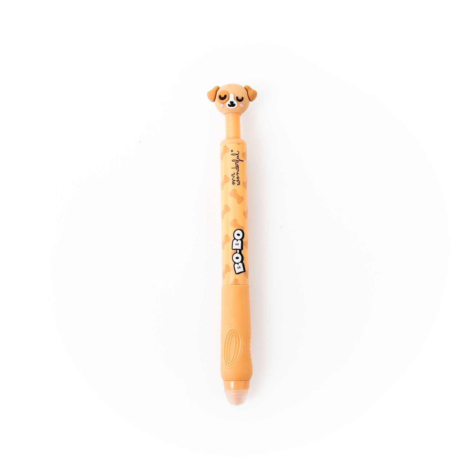 Set de 2 stylos effaçables Bo-Bo Click ! - Chat et Chien