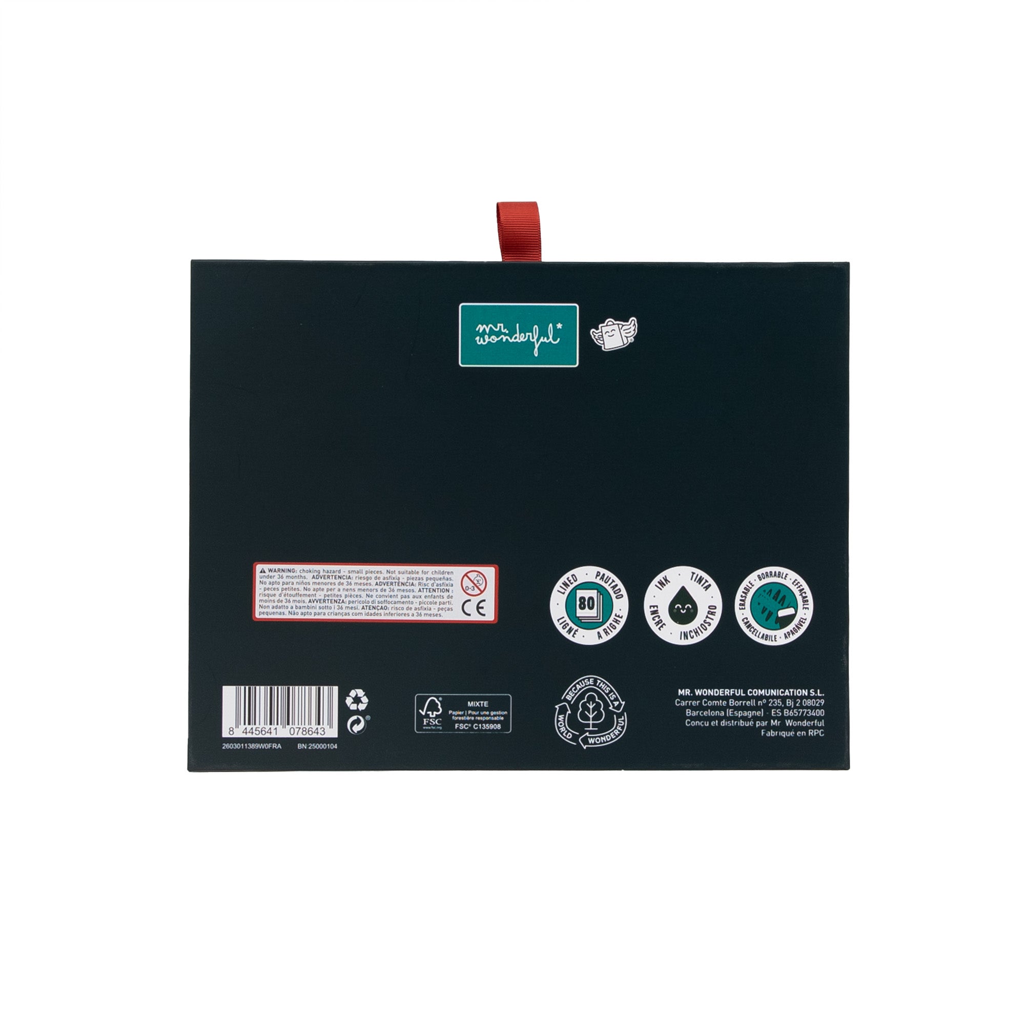 Kit carnet A6 + porte-cartes + stylo effaçable Bo-Bo – OURS-SERVATIONS