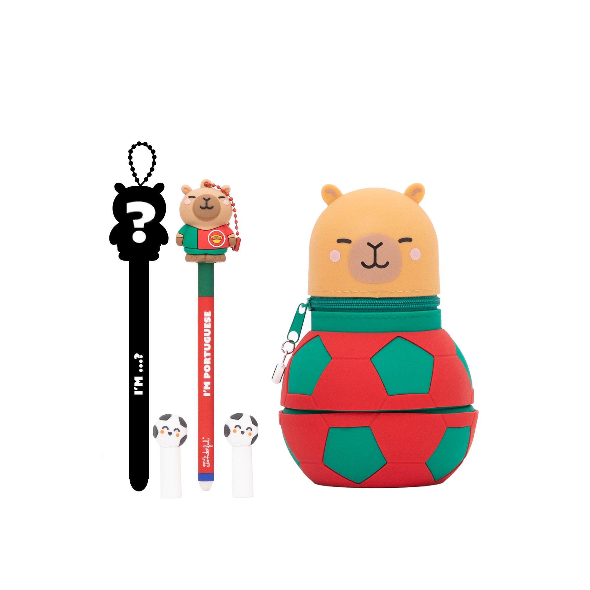 Wonder Gol ball pencil case - Portugal