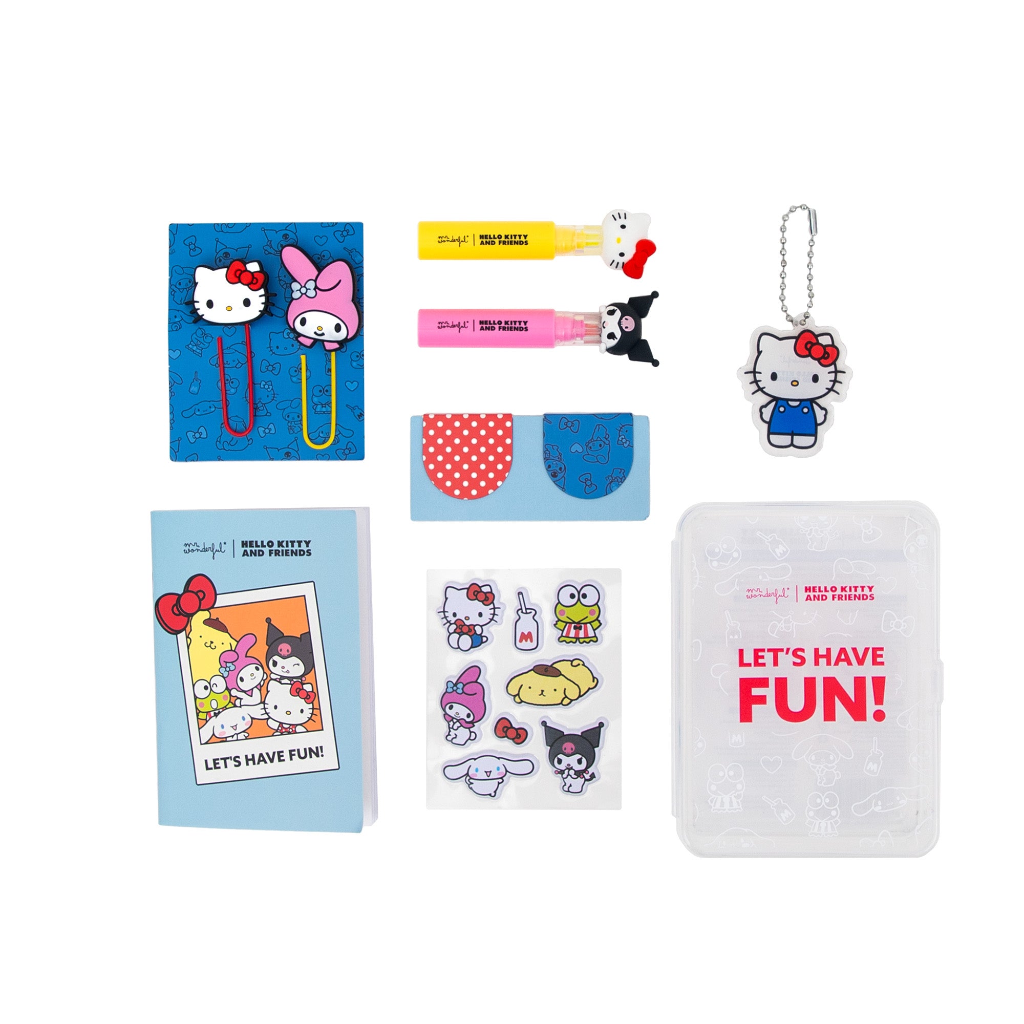 Kit para decorar tu agenda Hello Kitty & Friends - Let's have fun!