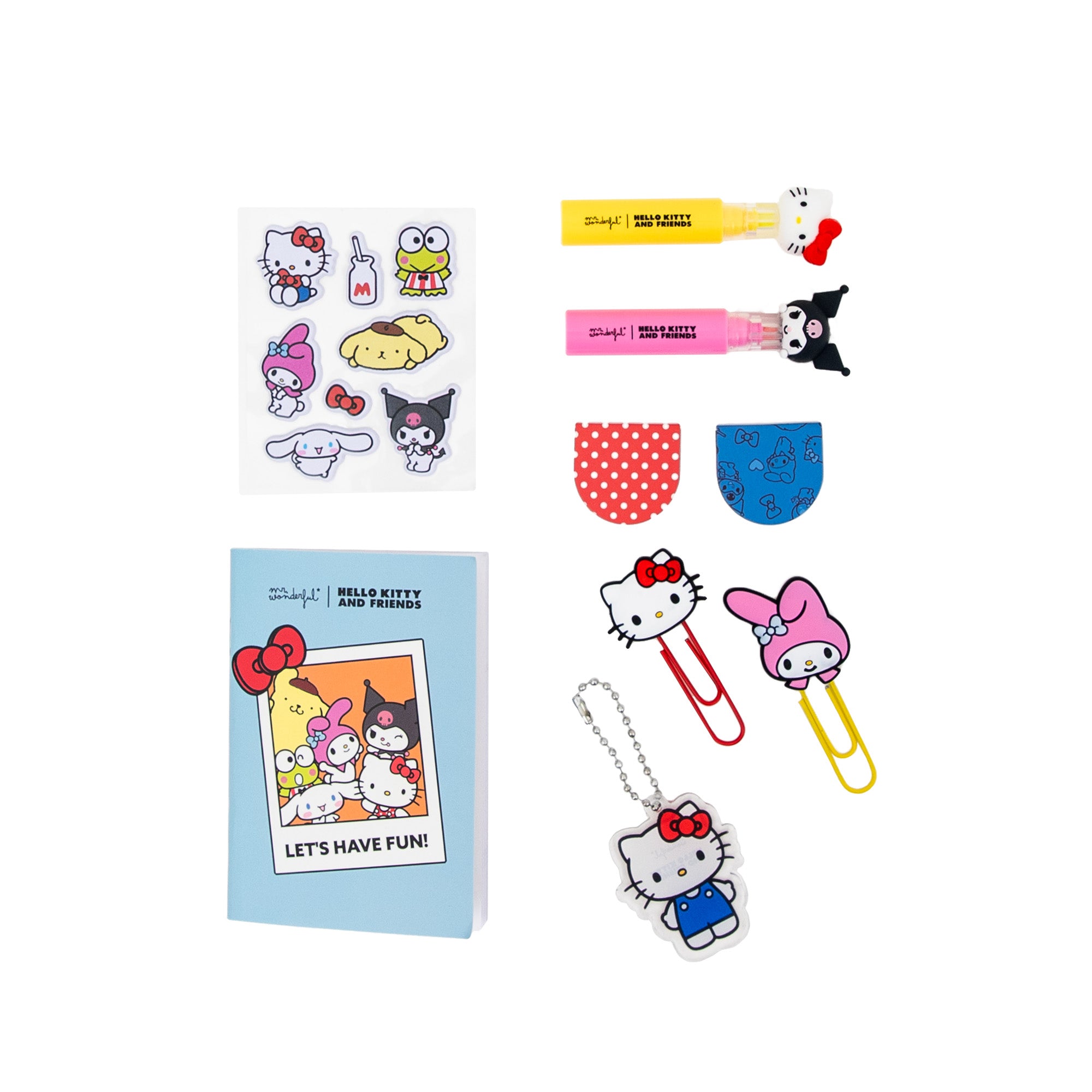 Kit para decorar tu agenda Hello Kitty & Friends - Let's have fun!