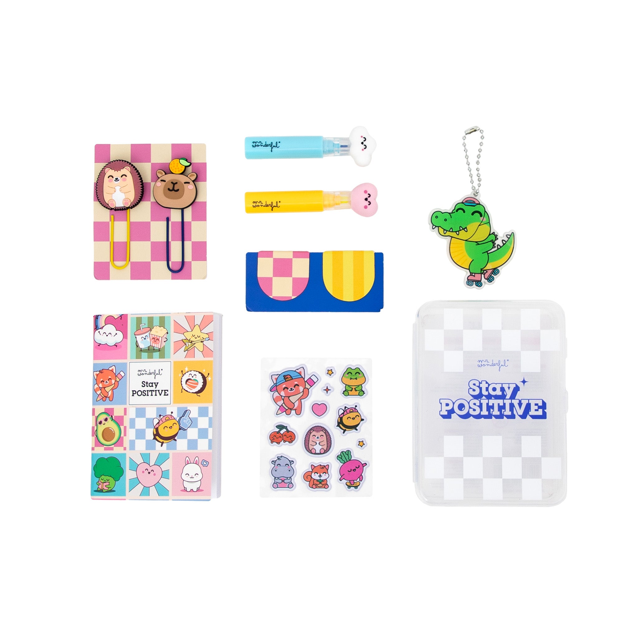 Kit para decorar tu agenda - Stay positive