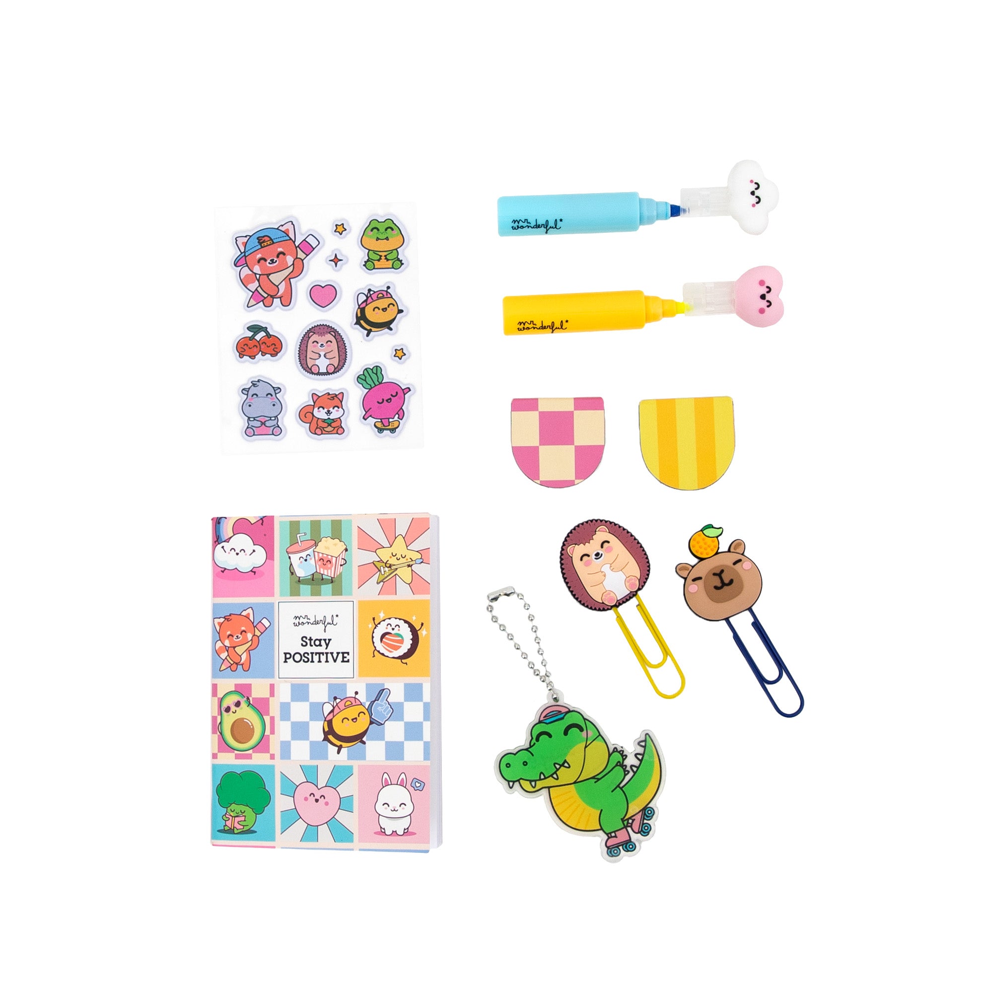 Kit para decorar tu agenda - Stay positive