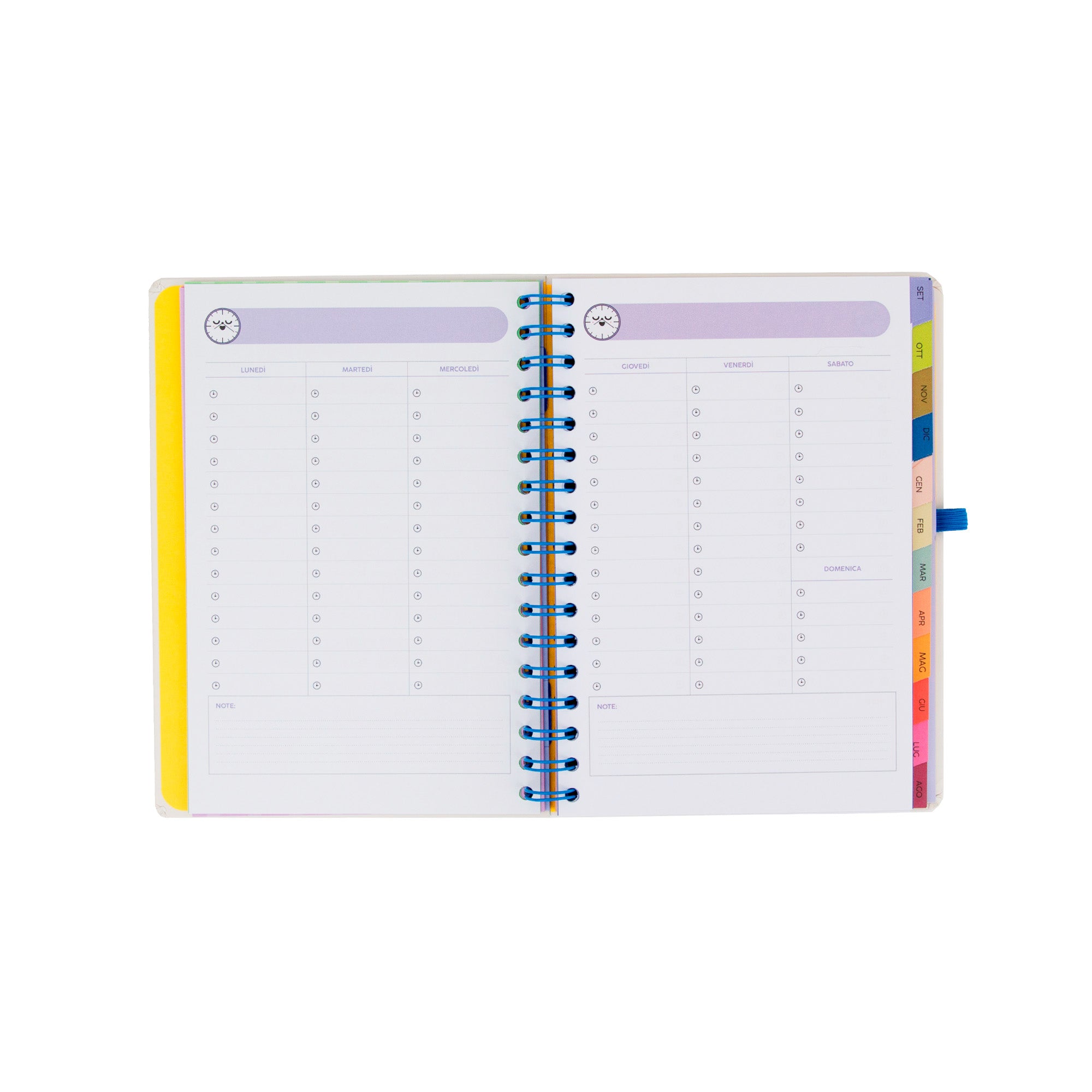 Diario scolastico Mr. Wonderful 2026-27 Settimanale - Ready