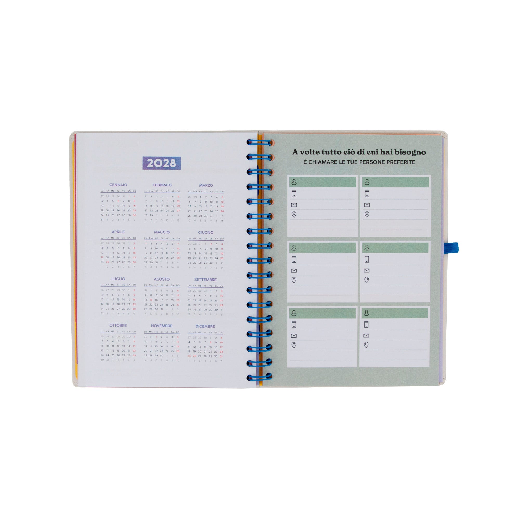 Diario scolastico Mr. Wonderful 2026-27 Settimanale - Ready