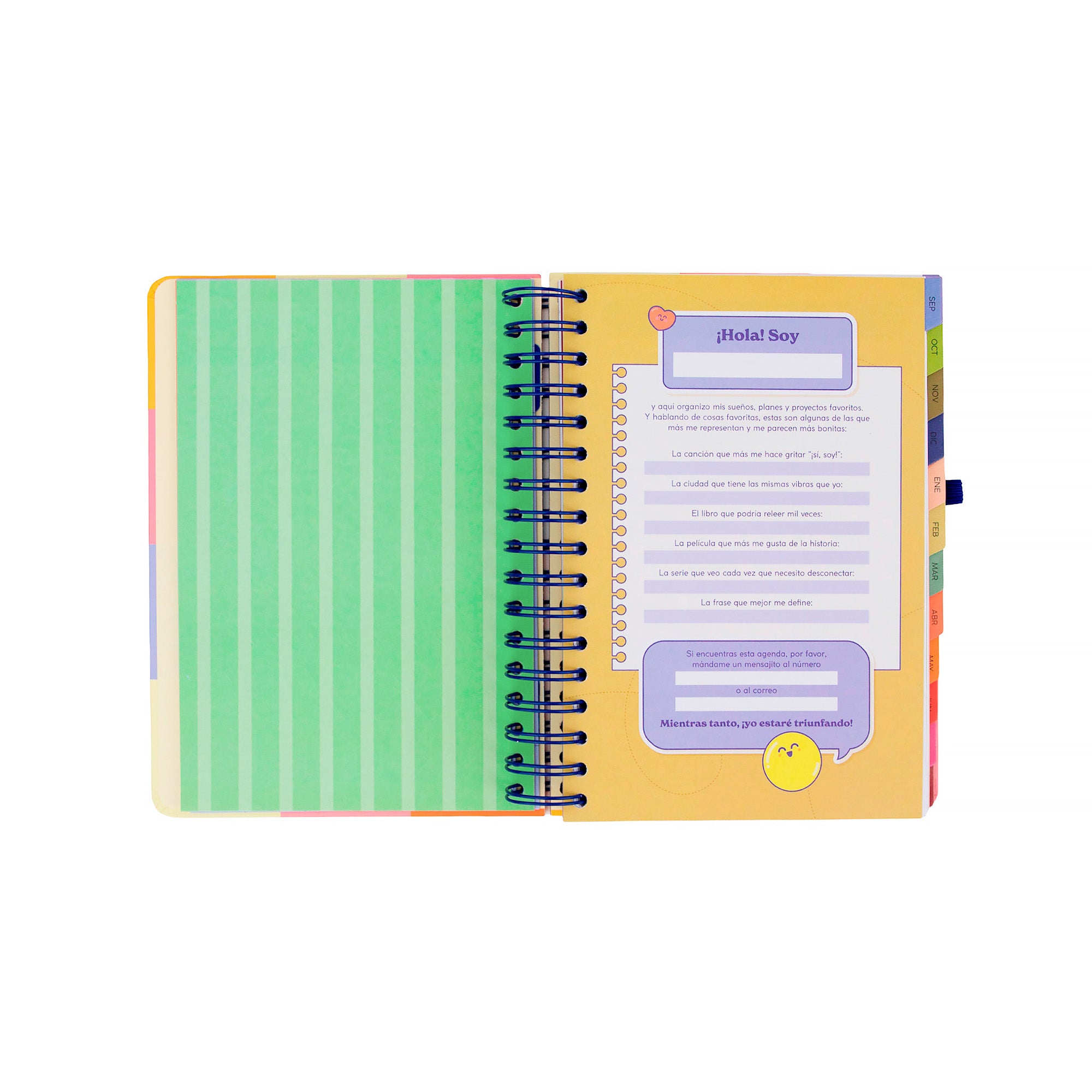 Agenda Mr. Wonderful 2026-27 Diaria - La pausa perfecta