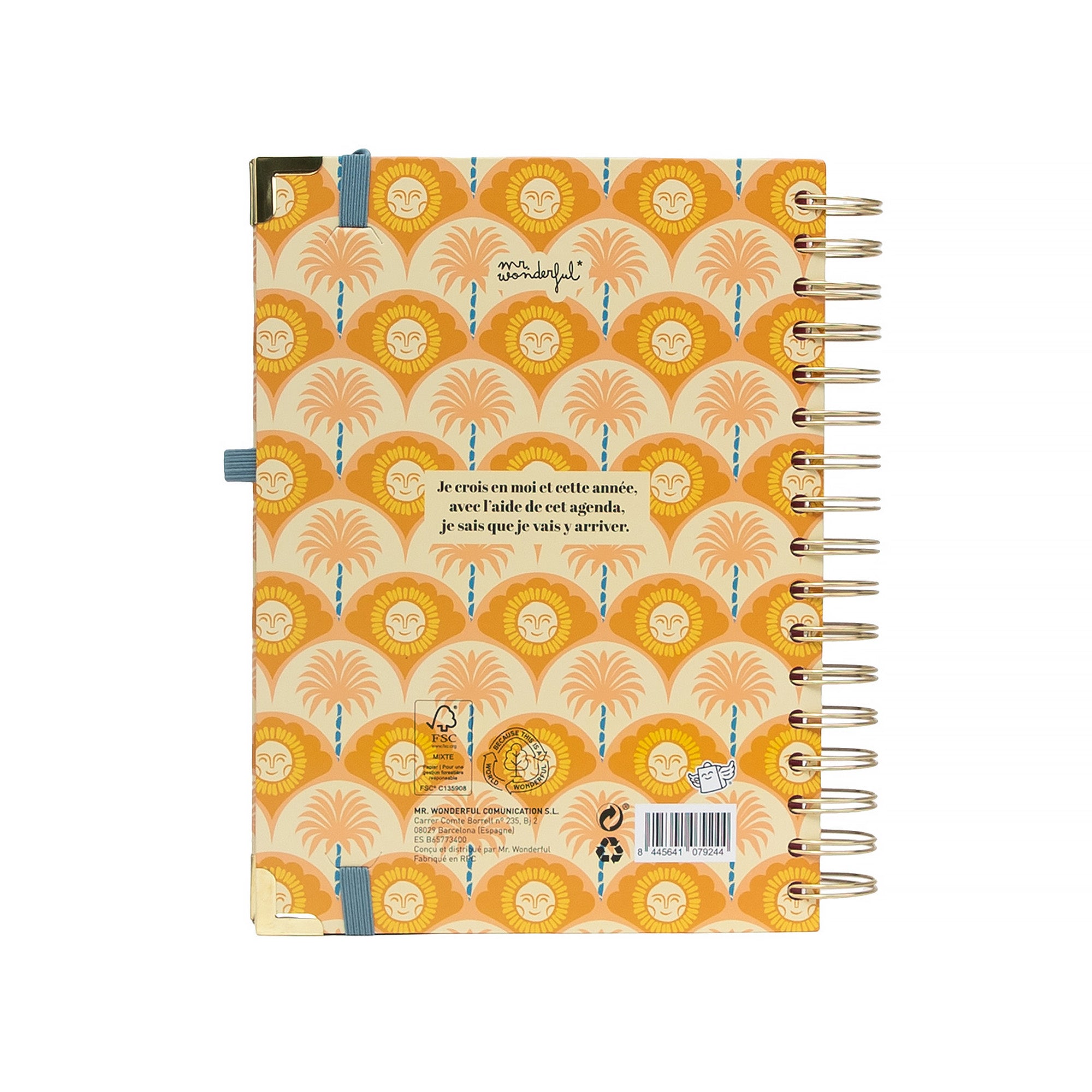 Agenda Mr. Wonderful 2026-27 Journalier - La magie du quotidien