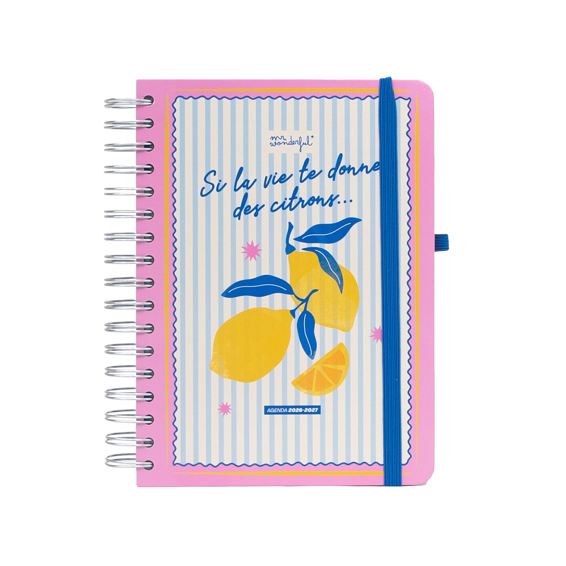 Agenda Mr. Wonderful 2026-27 Journalier | Mr.Wonderful