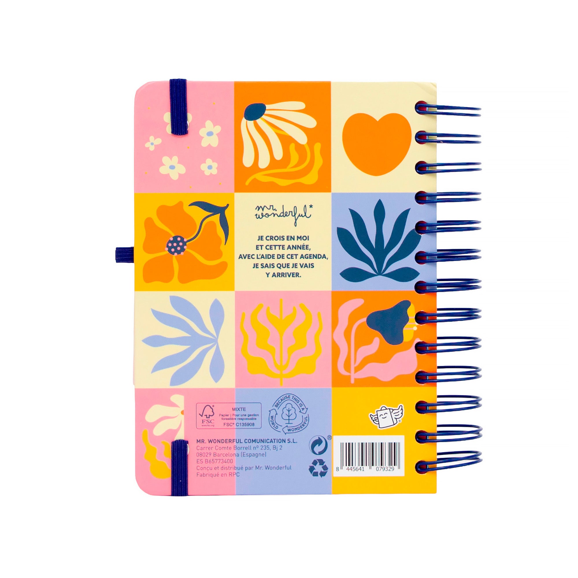 Agenda Mr. Wonderful petit format 2026-27 Journalier - La pause parfaite