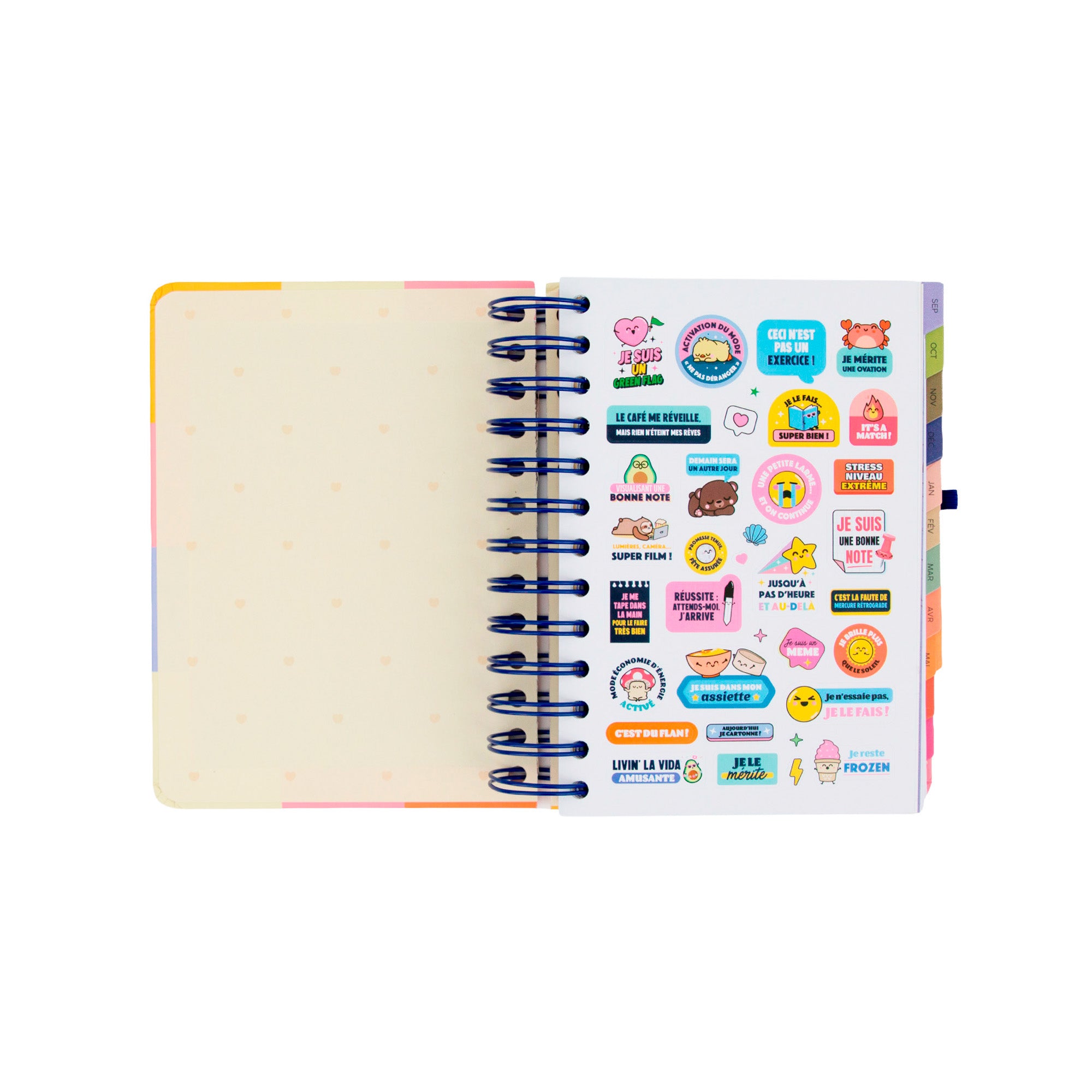 Agenda Mr. Wonderful petit format 2026-27 Journalier - La pause parfaite