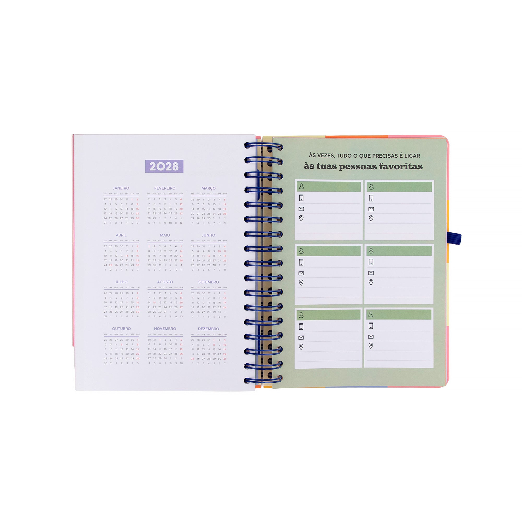 Agenda Mr. Wonderful pequena 2026-27 Diária - A pausa perfeita