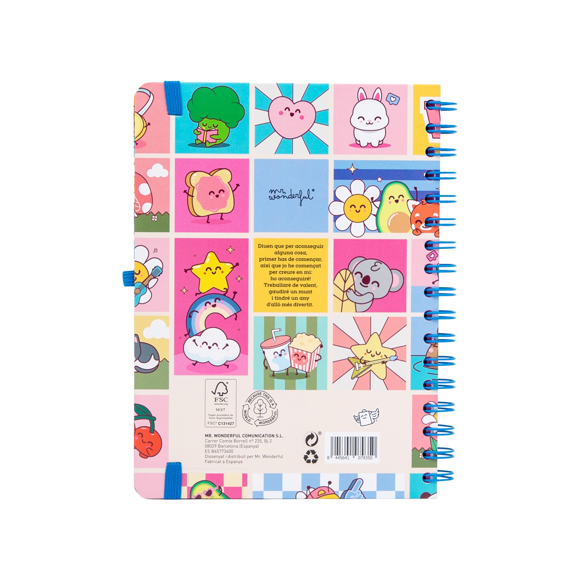Agenda Mr. Wonderful 2026-27 Setmanal - Manual per a un any brillant