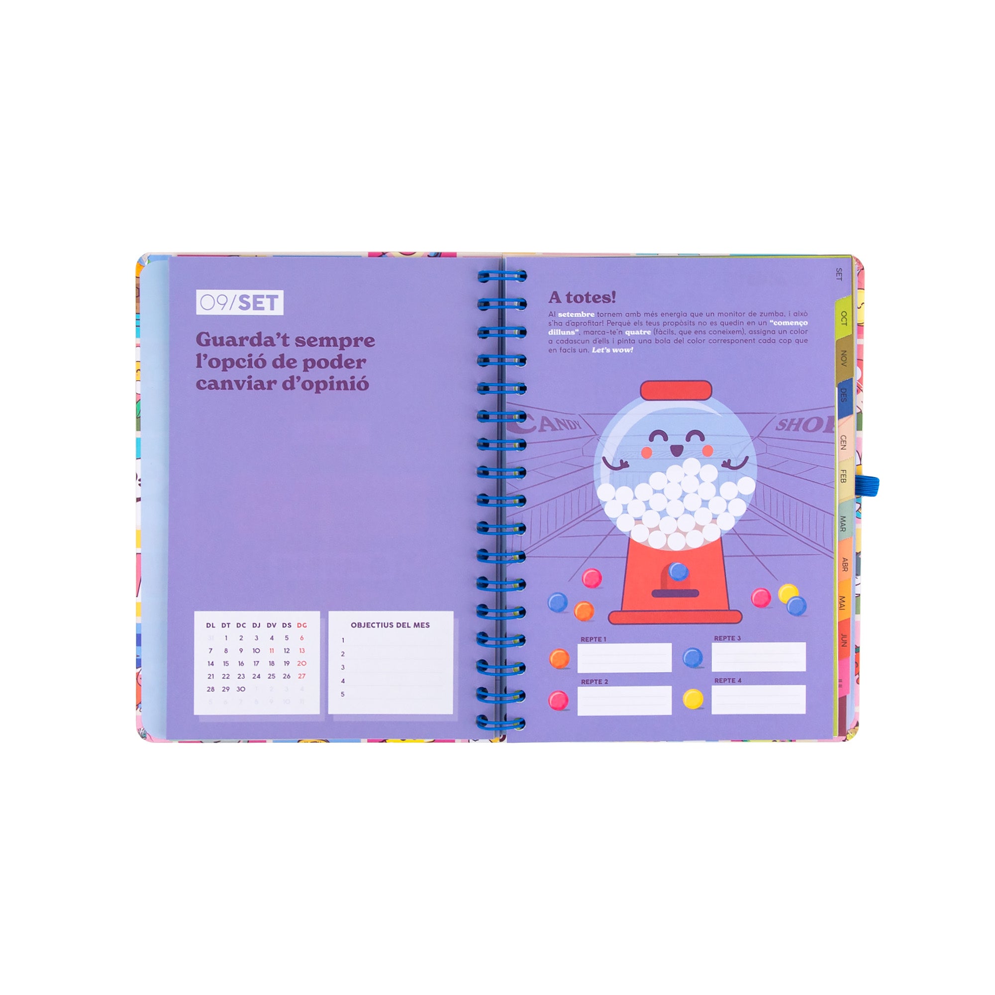 Agenda Mr. Wonderful 2026-27 Setmanal - Manual per a un any brillant