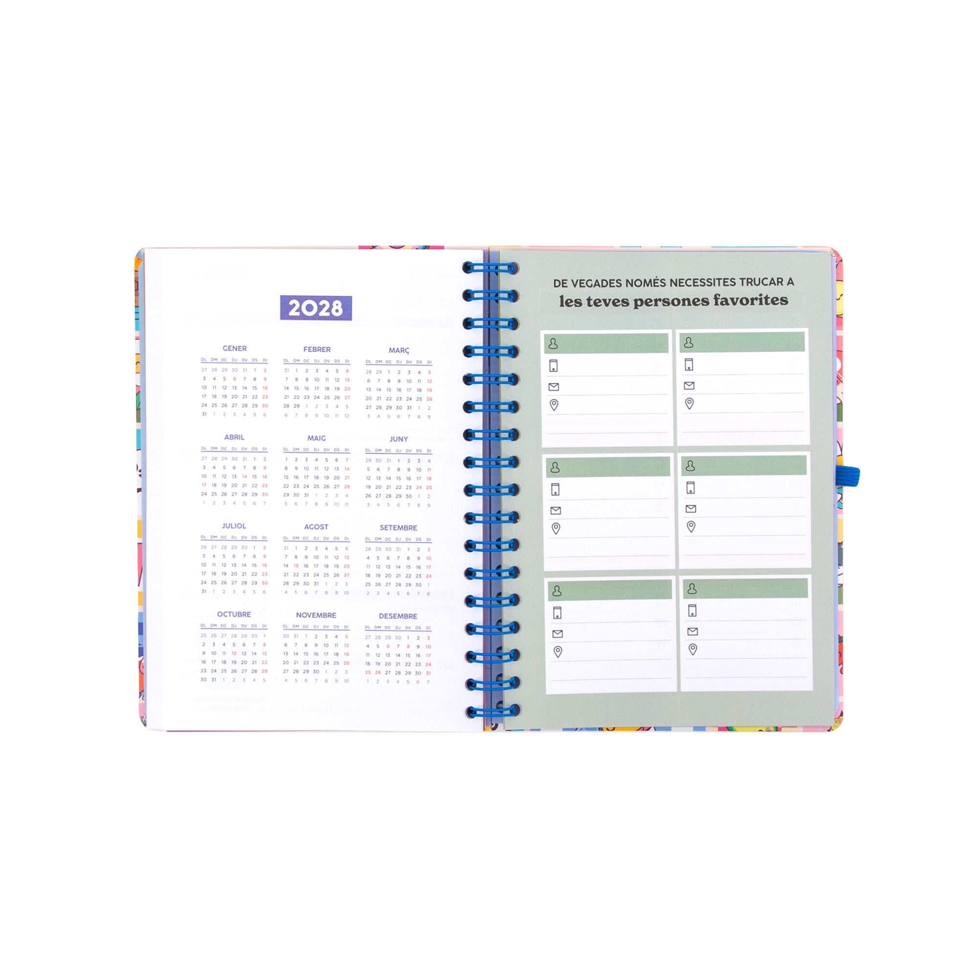 Agenda Mr. Wonderful 2026-27 Setmanal - Manual per a un any brillant