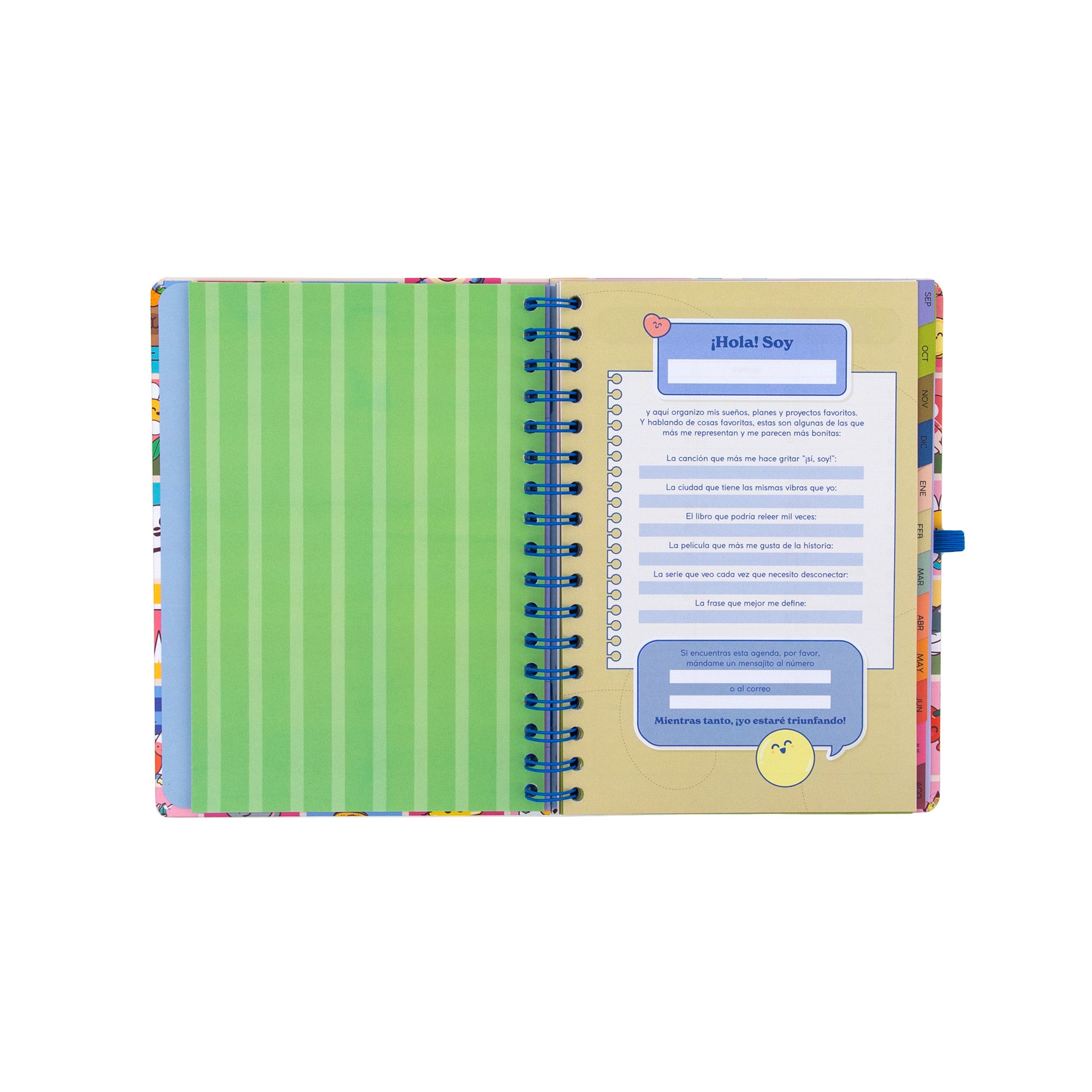 Agenda Mr. Wonderful 2026-27 Semanal - Manual para un año brillante