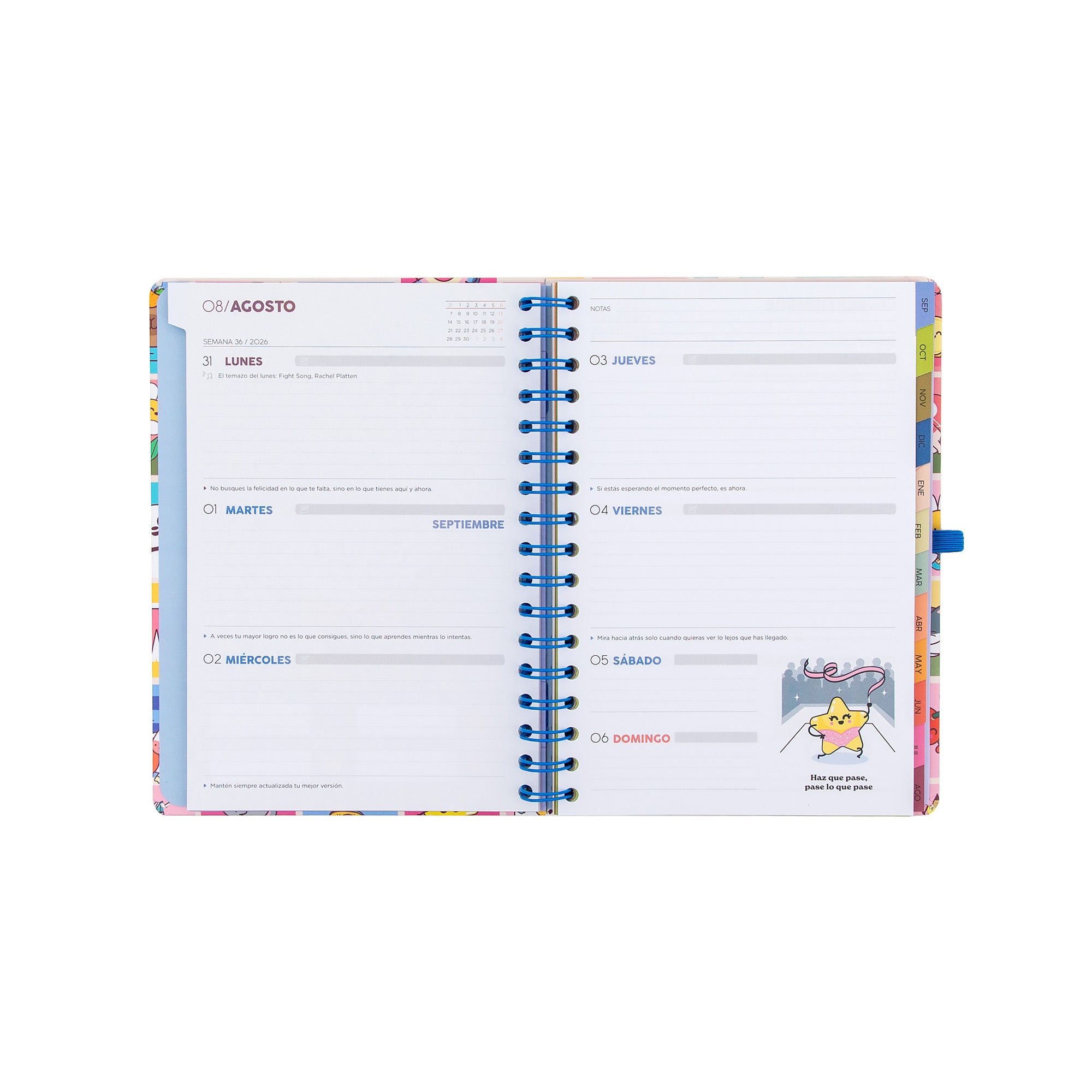 Agenda Mr. Wonderful 2026-27 Semanal - Manual para un año brillante