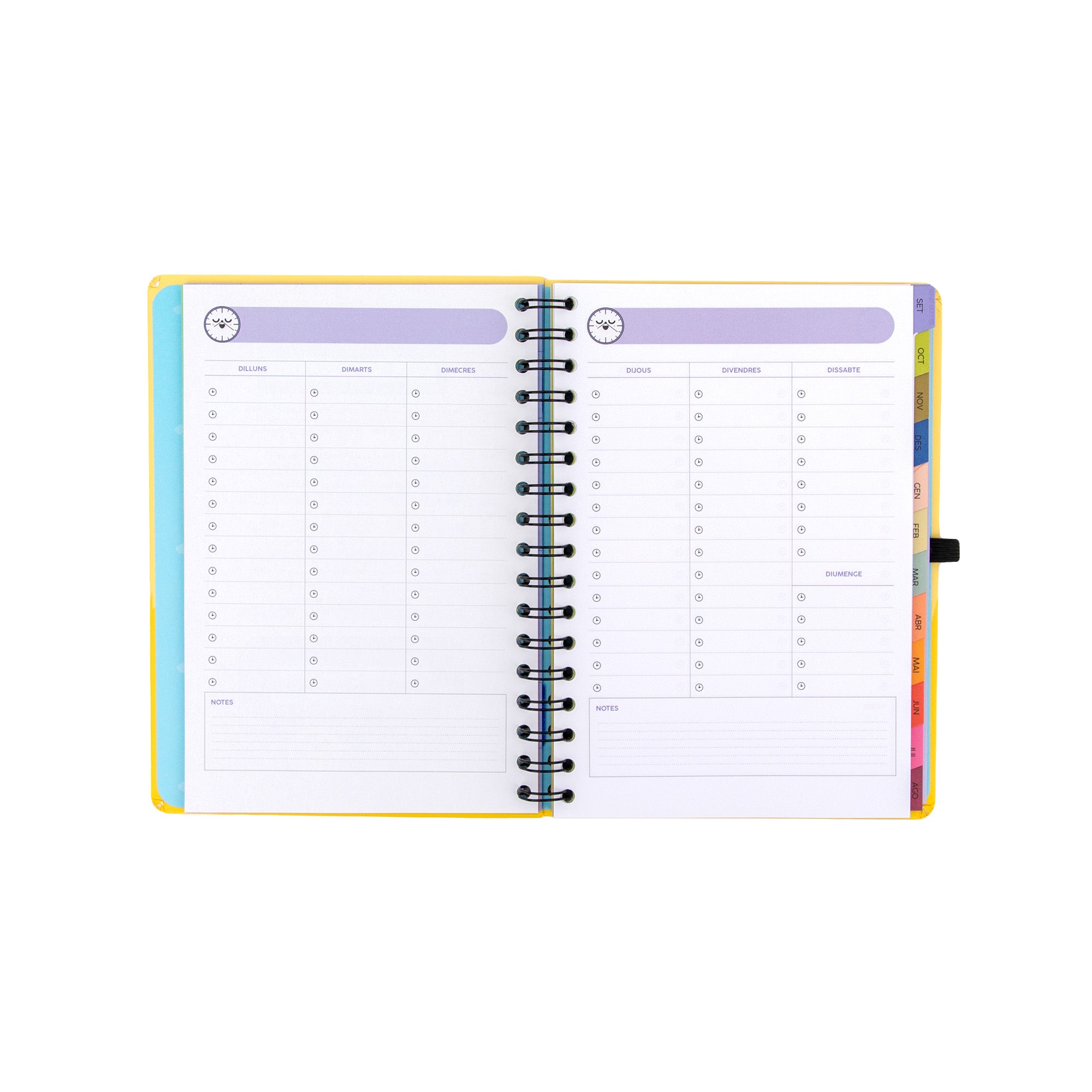 Agenda Mr. Wonderful 2026-27 Setmanal - T’assembles al meu crush
