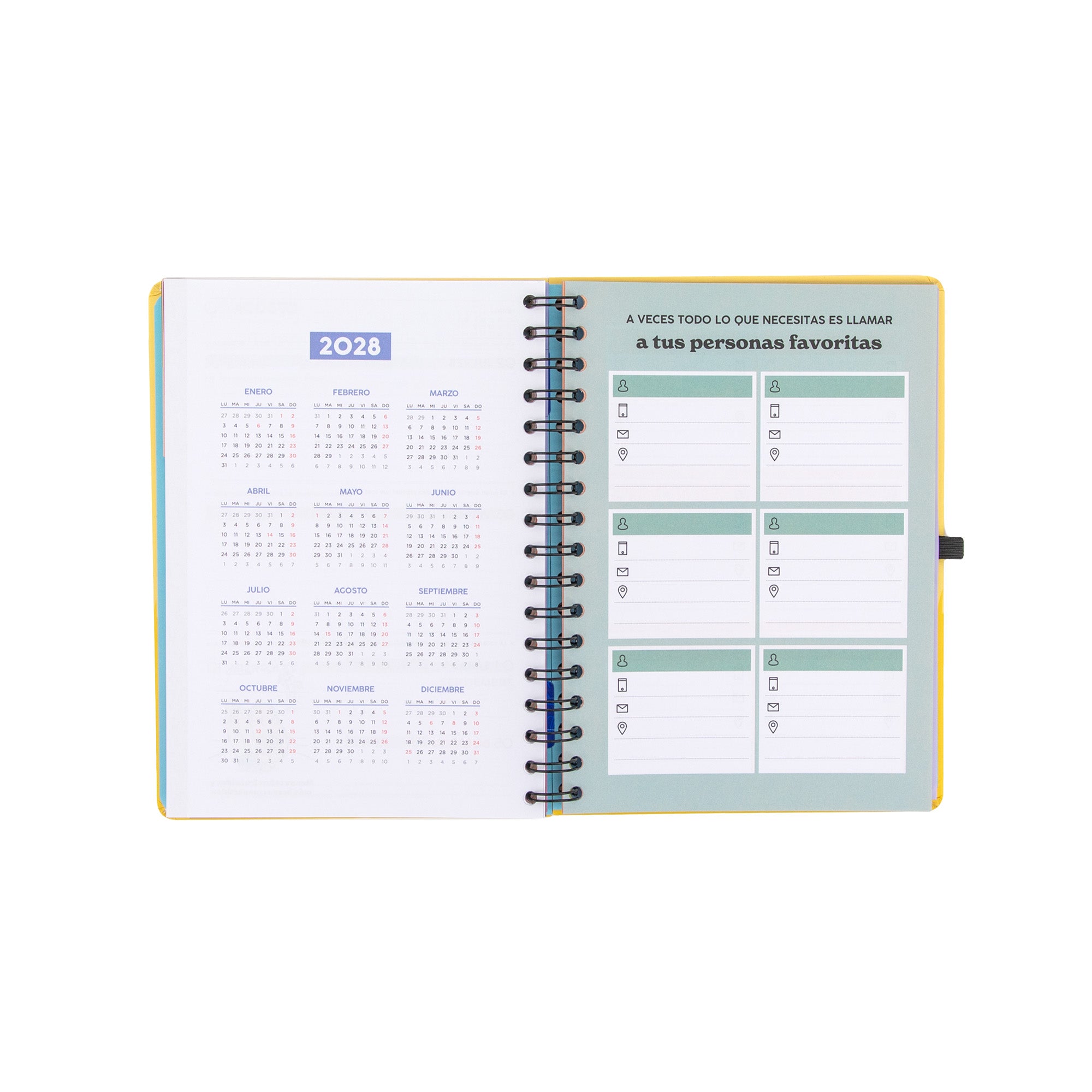 Agenda Mr. Wonderful 2026-27 Semanal - Te pareces a mi crush