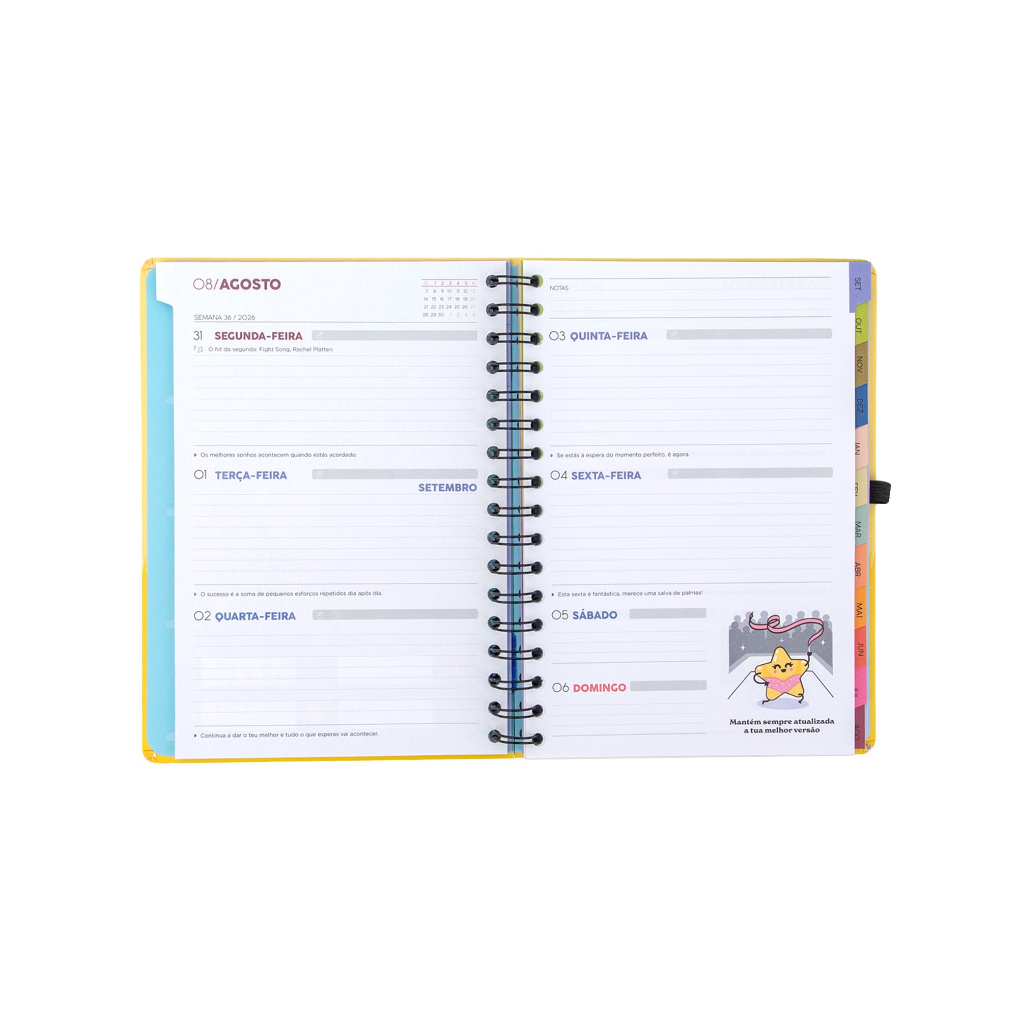 Agenda Mr. Wonderful 2026-27 Semanal - És parecido ao meu crush