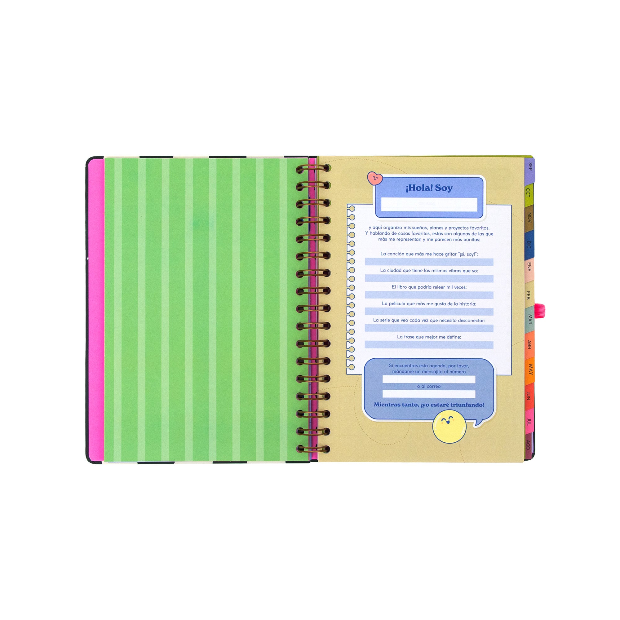Agenda Mr. Wonderful 2026-27 Semanal - Yo empiezo y ya veremos
