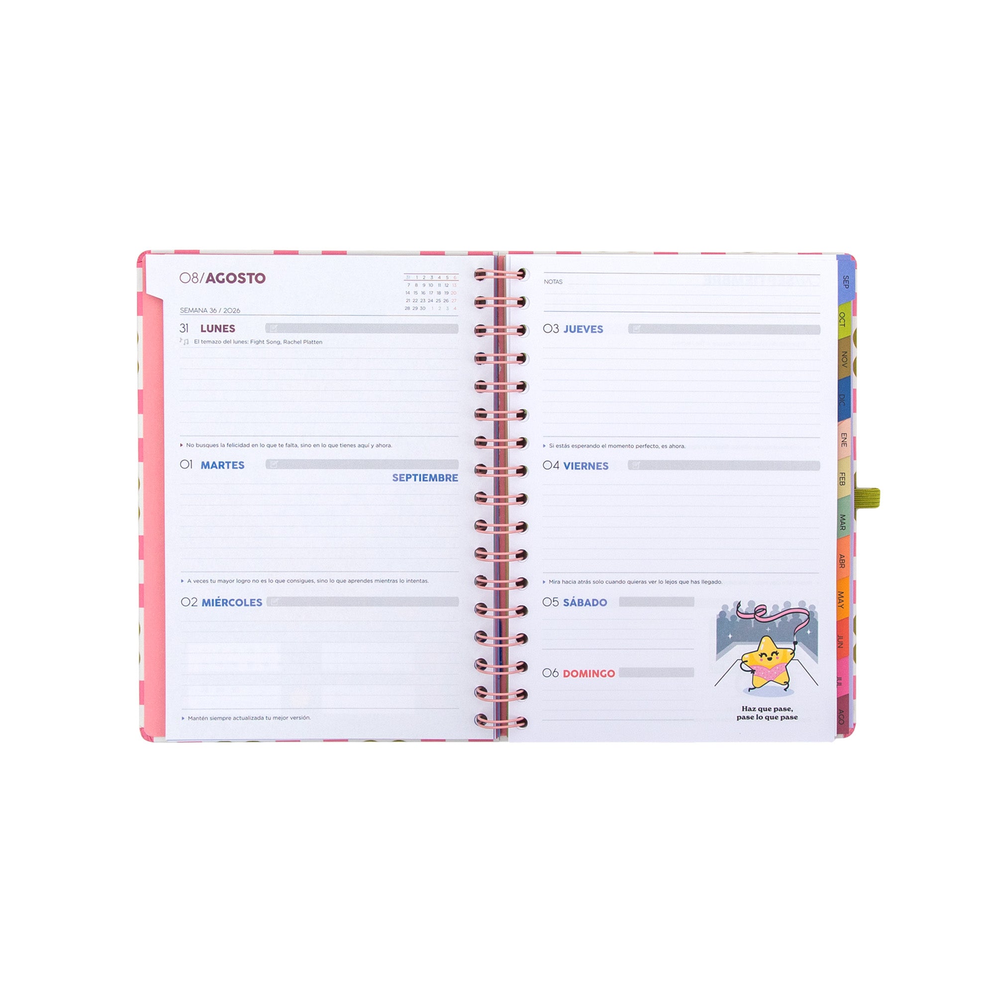 Agenda Mr. Wonderful 2026-27 Semanal - Vive hoy, planea siempre