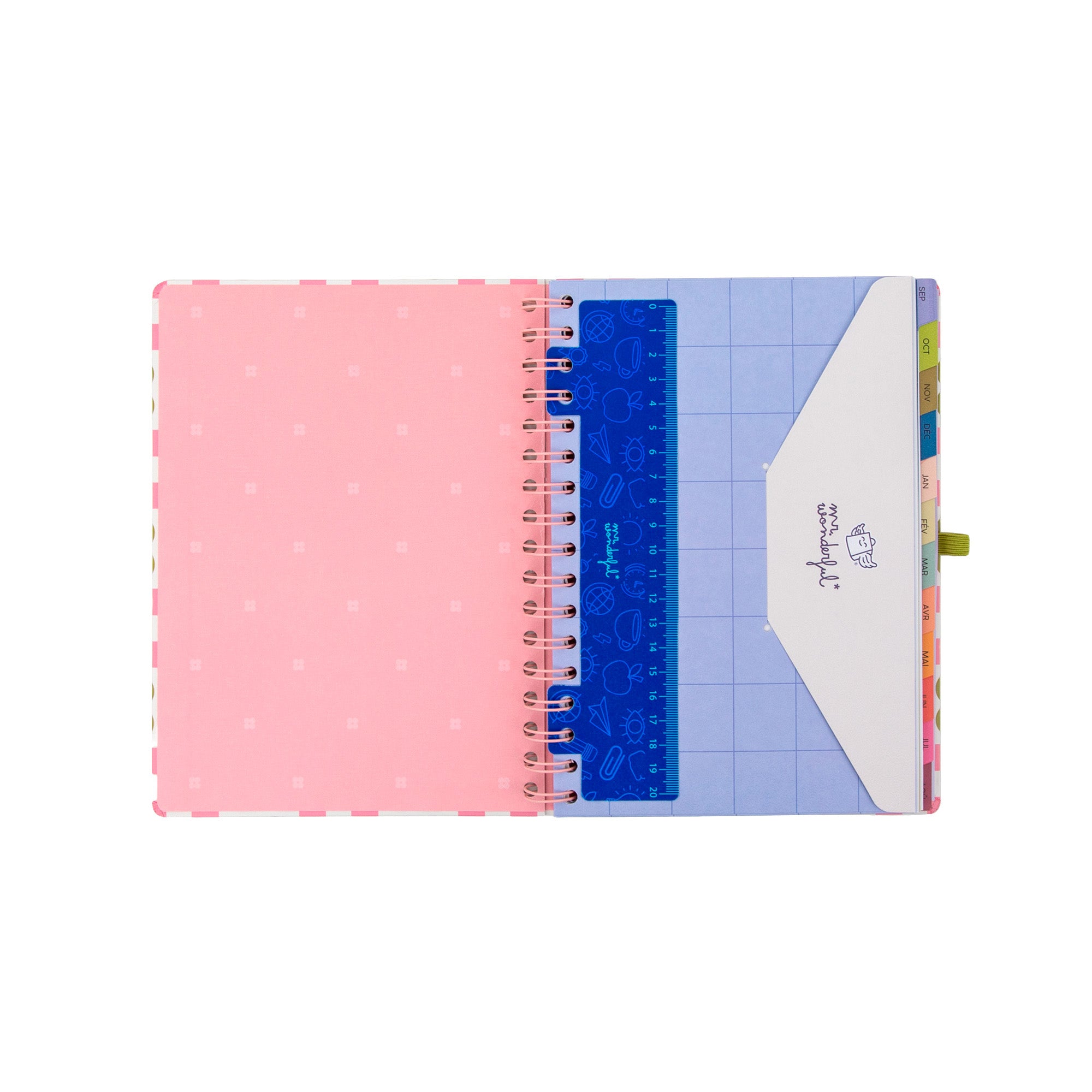 Agenda Mr. Wonderful 2026-27 Hebdomadaire - Vis aujourd’hui, planifie toujours