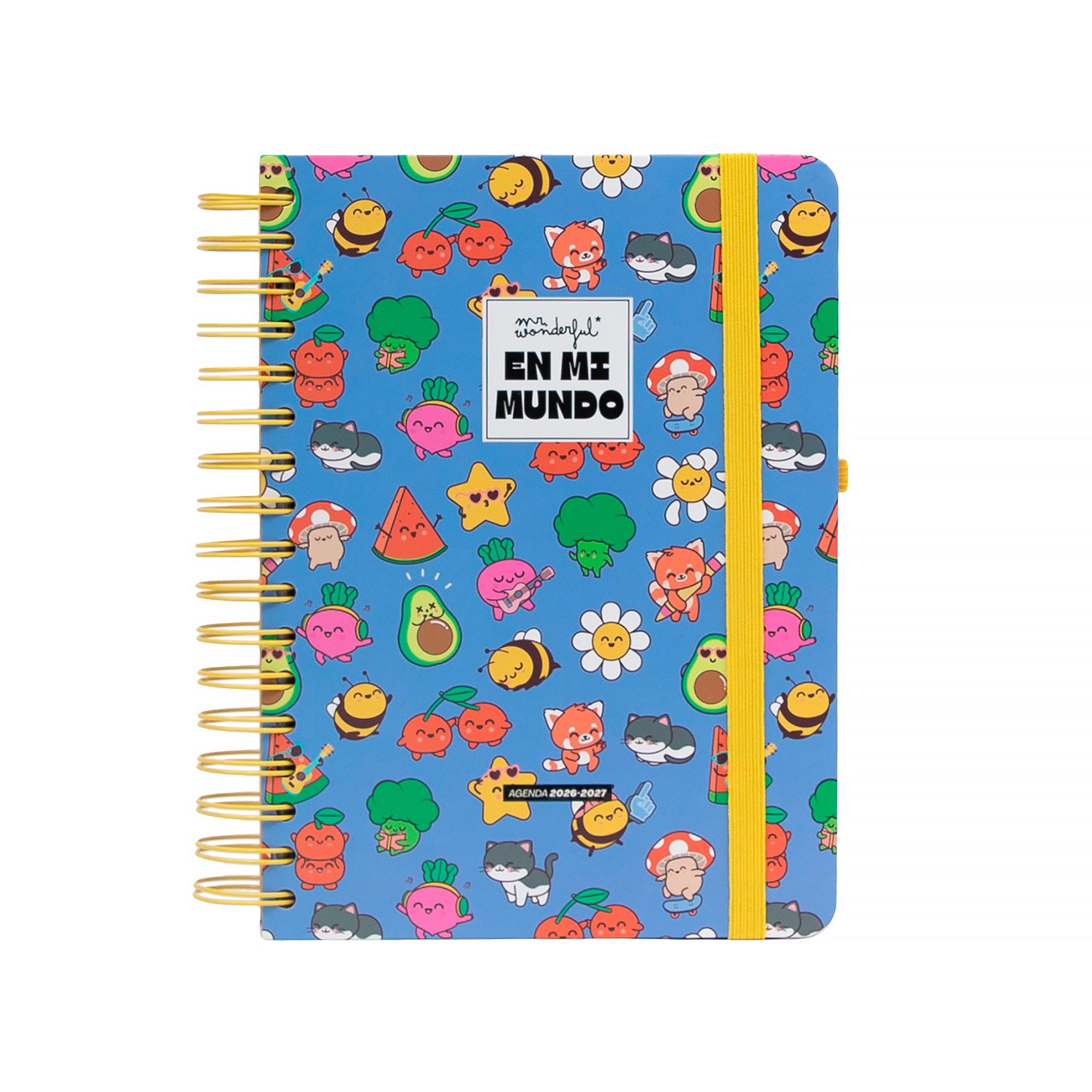 Agenda Mr. Wonderful 2026-27 Diaria - En mi mundo | Mr.Wonderful