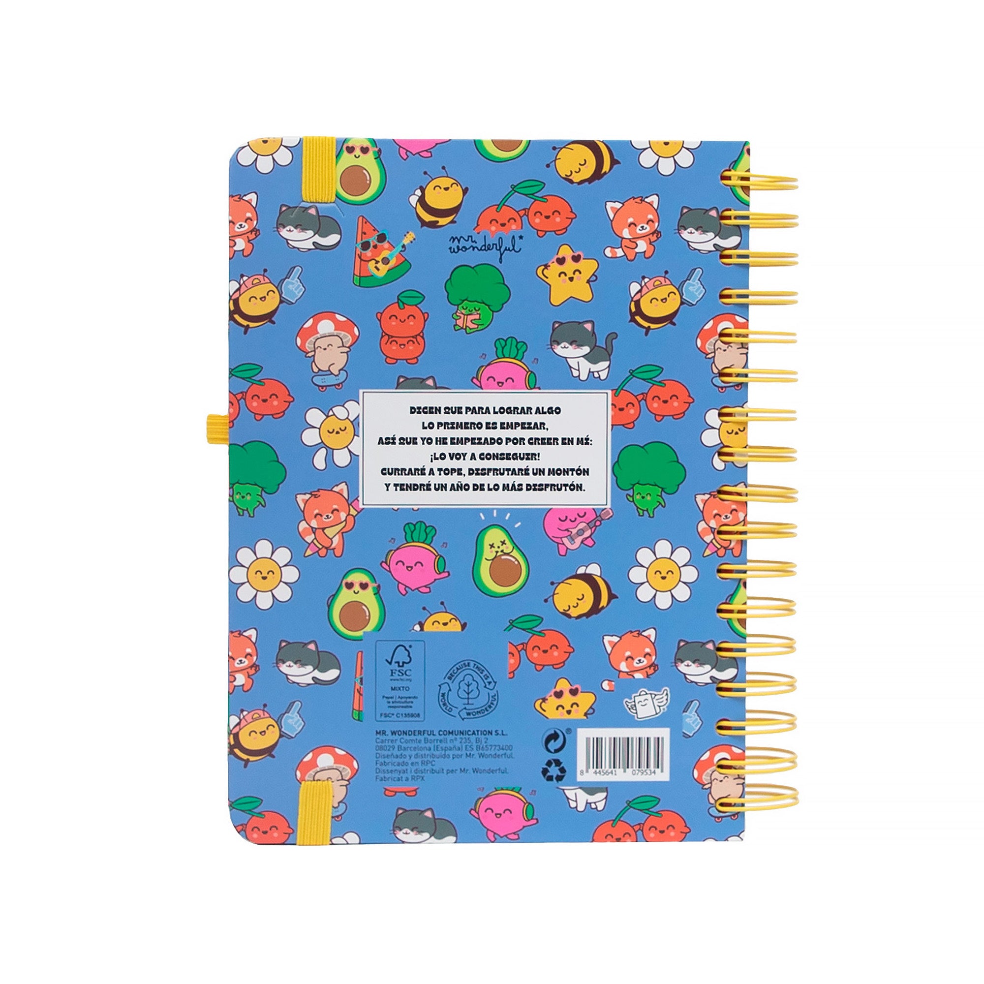 Agenda Mr. Wonderful 2026-27 Diaria - En mi mundo