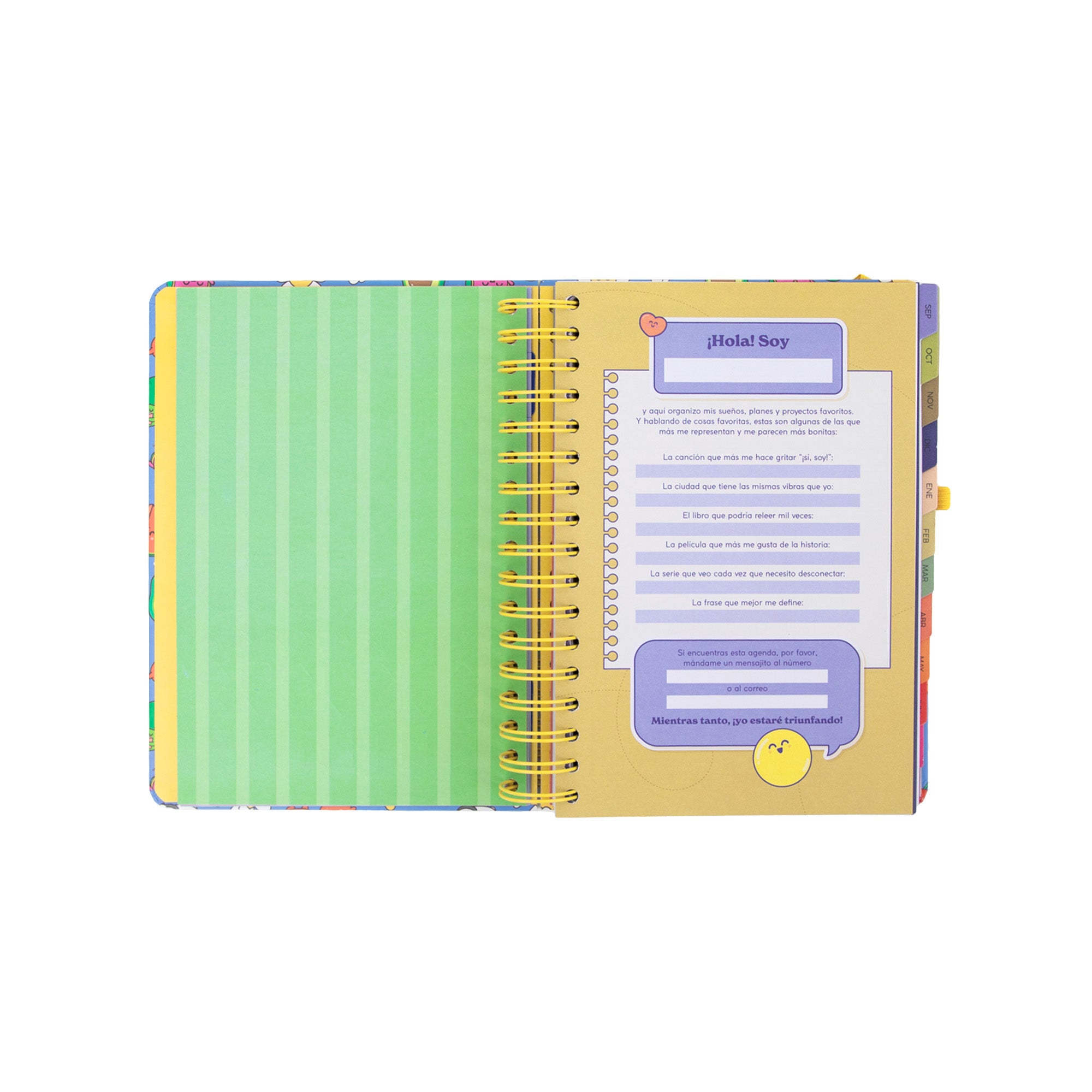 Agenda Mr. Wonderful 2026-27 Diaria - En mi mundo