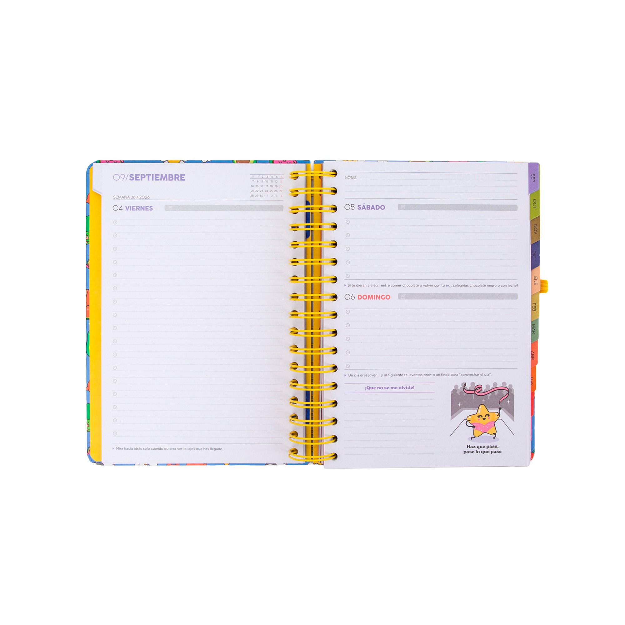 Agenda Mr. Wonderful 2026-27 Diaria - En mi mundo