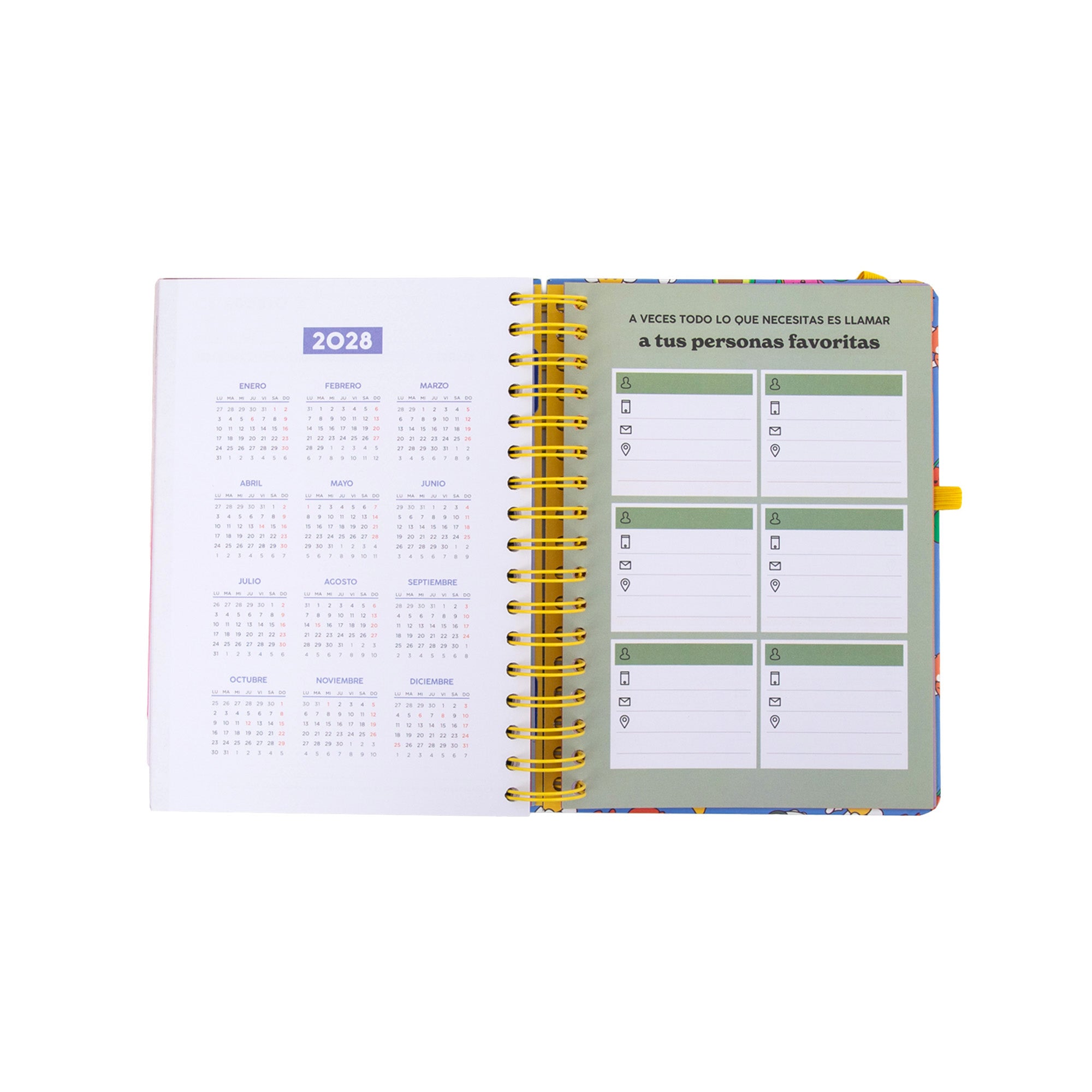 Agenda Mr. Wonderful 2026-27 Diaria - En mi mundo