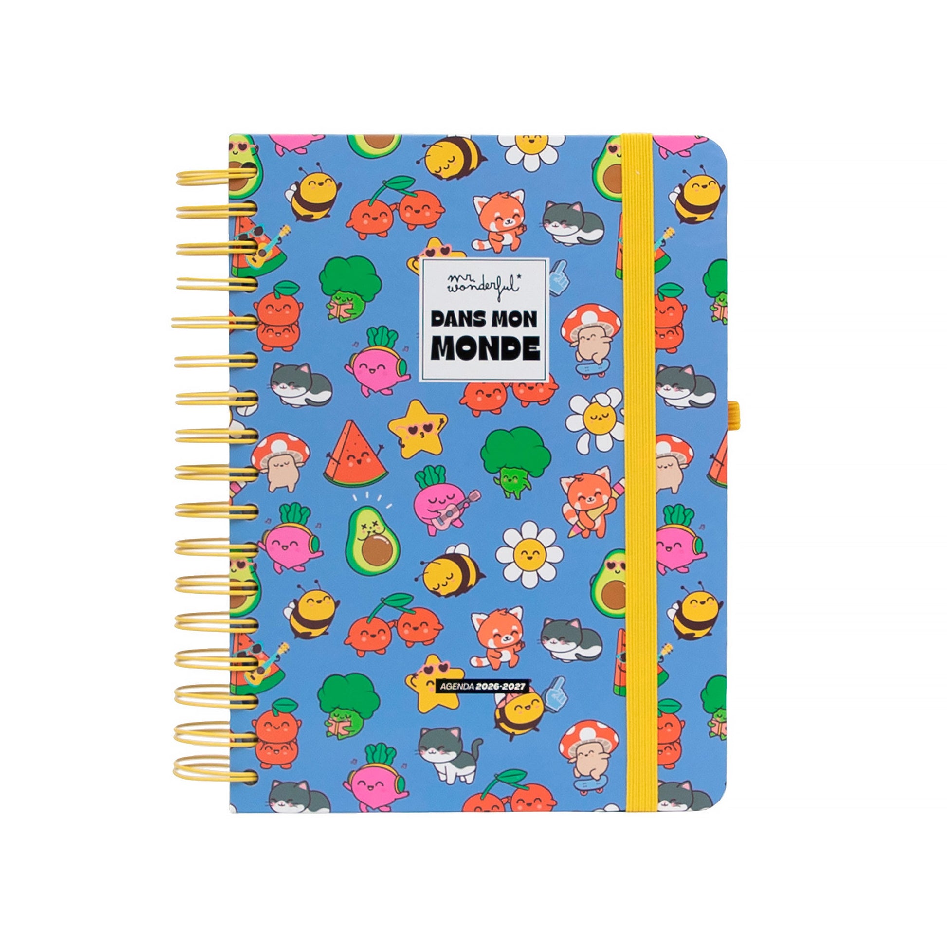 Agenda Mr.Wonderful 2026-27 Journalier - Dans mon monde | Mr.Wonderful
