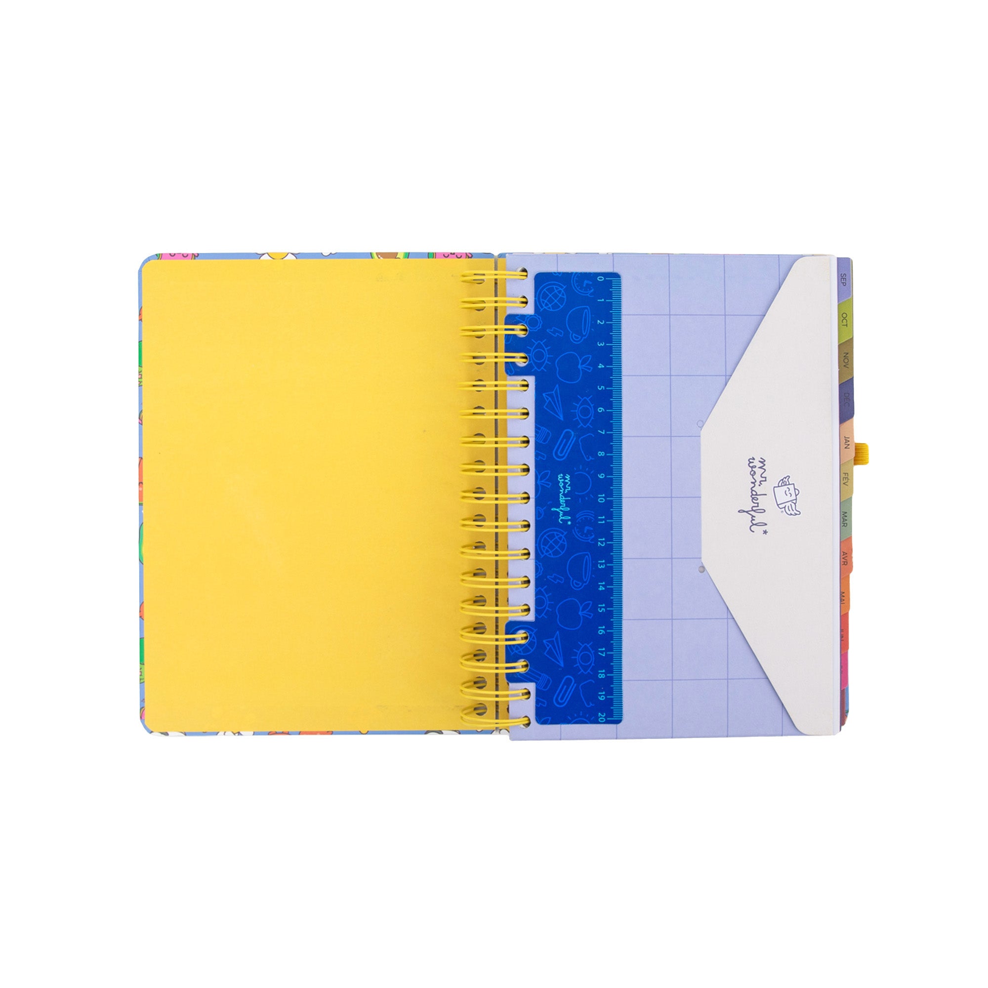 Agenda Mr. Wonderful 2026-27 Journalier - Dans mon monde