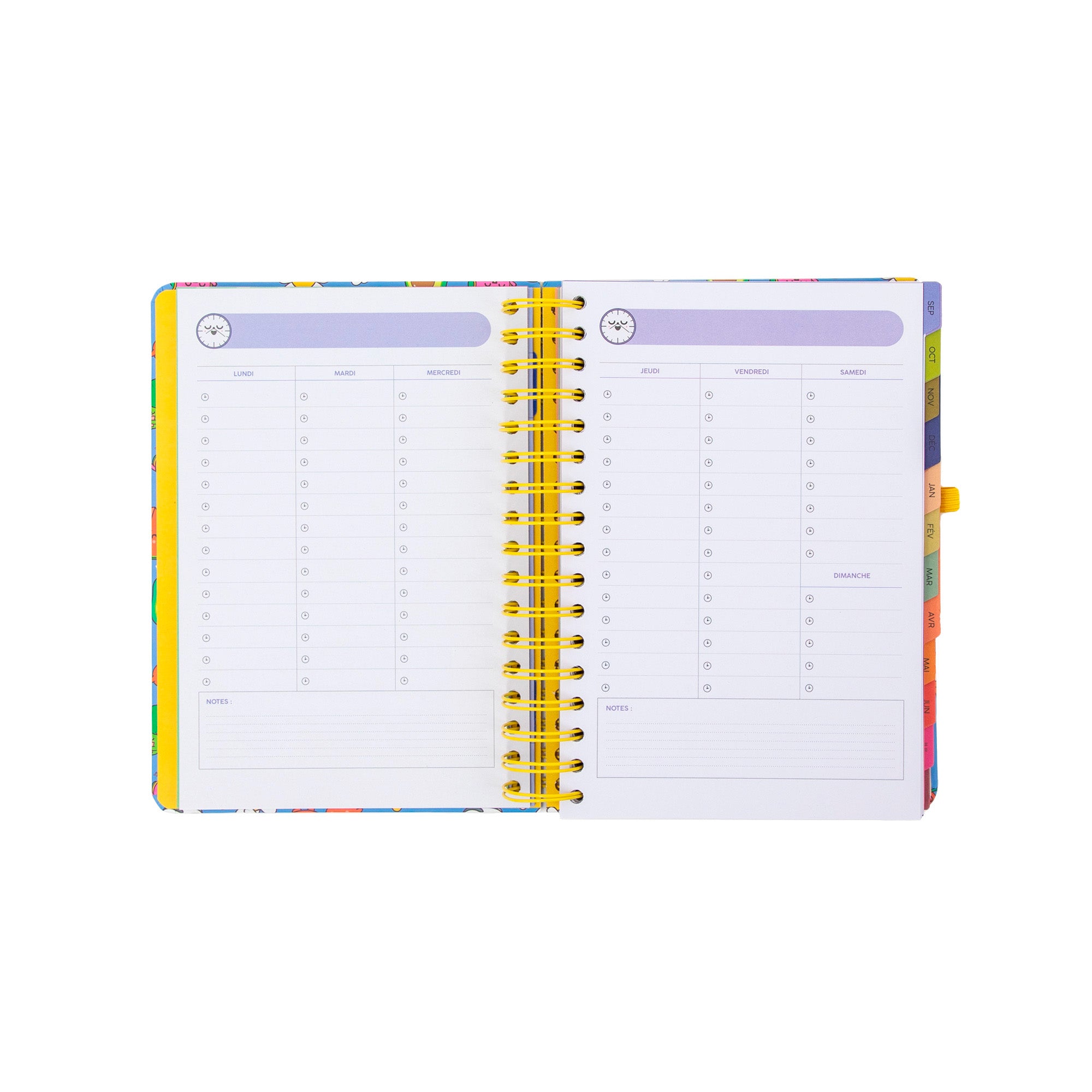 Agenda Mr. Wonderful 2026-27 Journalier - Dans mon monde