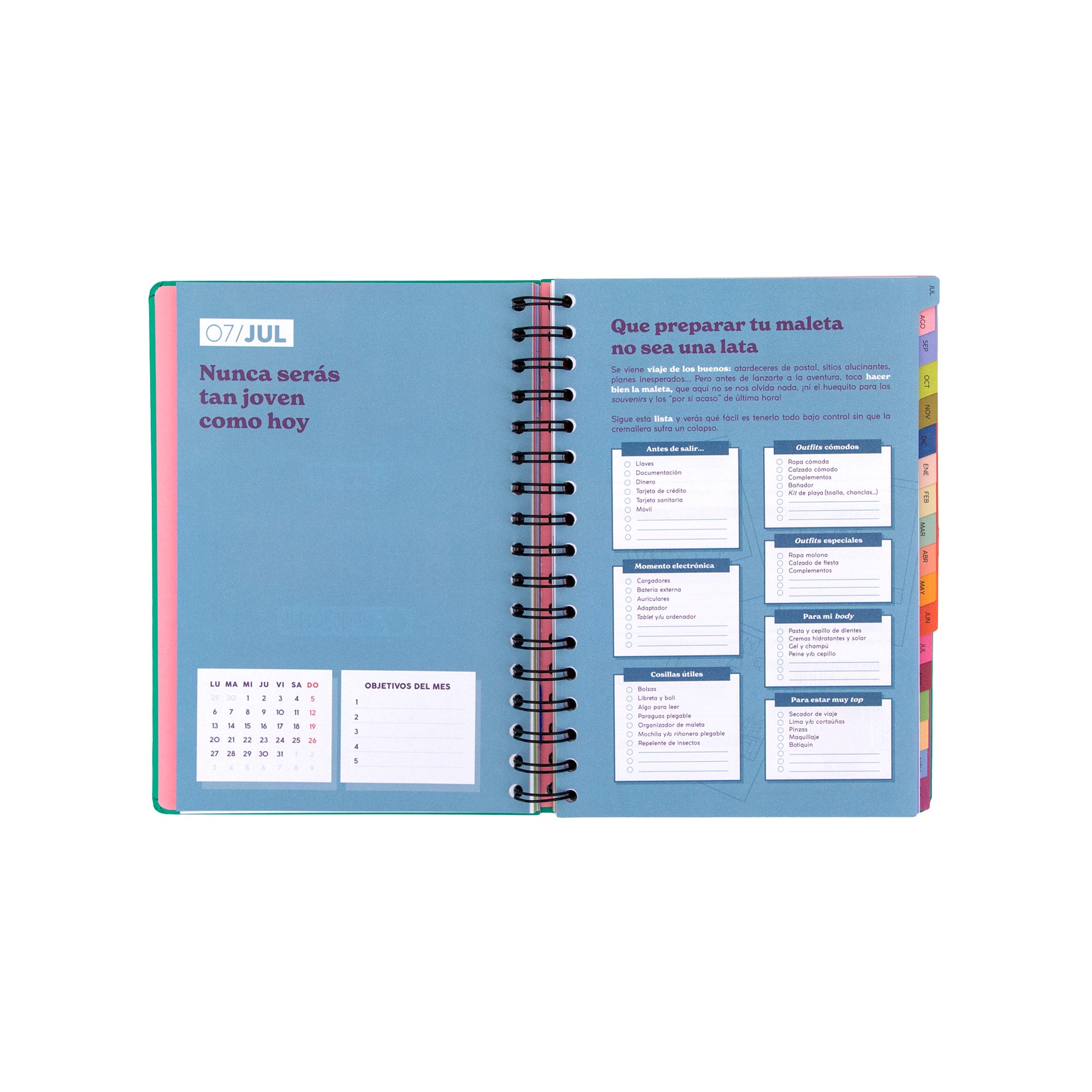 Agenda Mr. Wonderful 2026-27 Semanal 18 meses - Sueña fuerte, vive libre