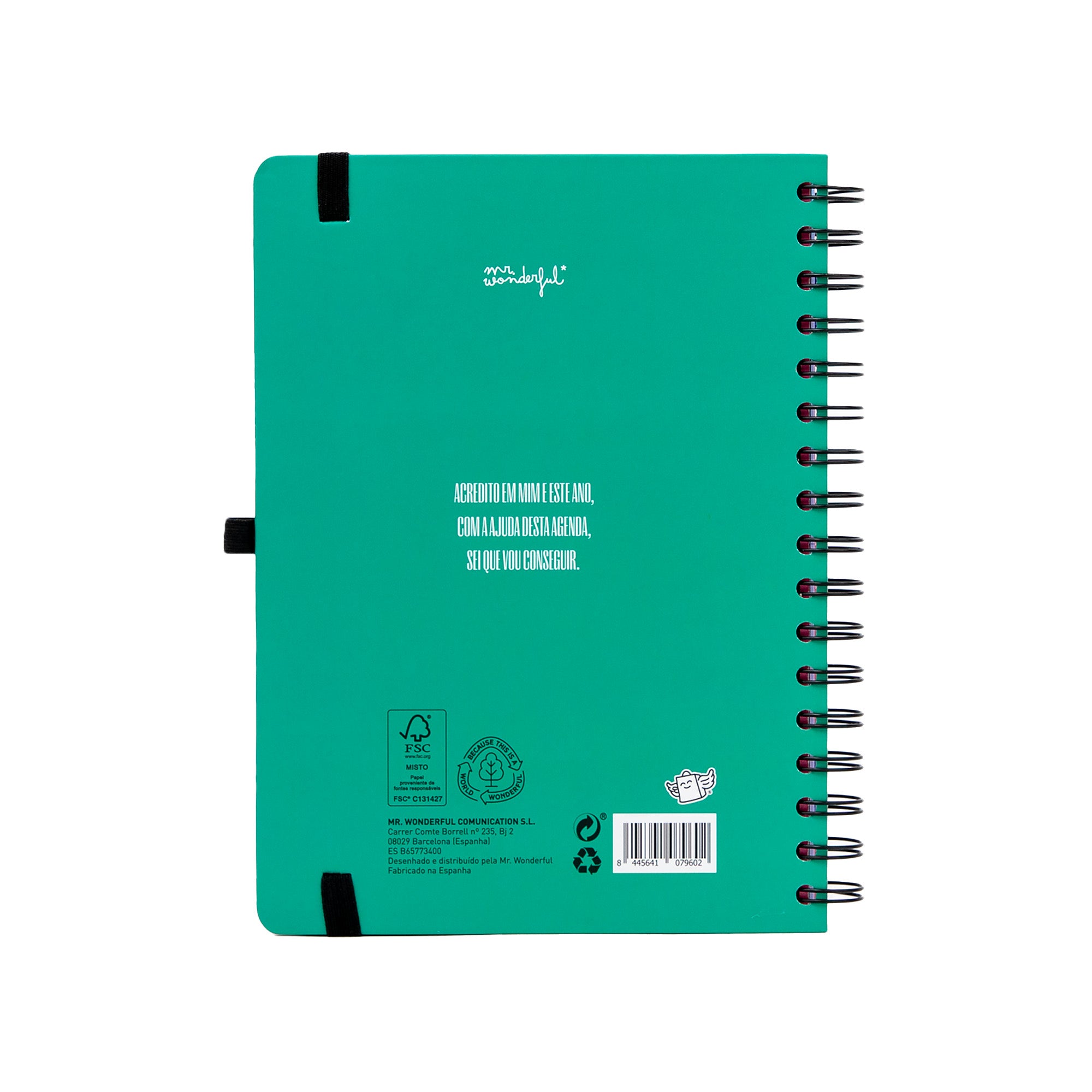 Agenda Mr. Wonderful 2026-27 Semanal 18 meses - Sonha muito, vive livre