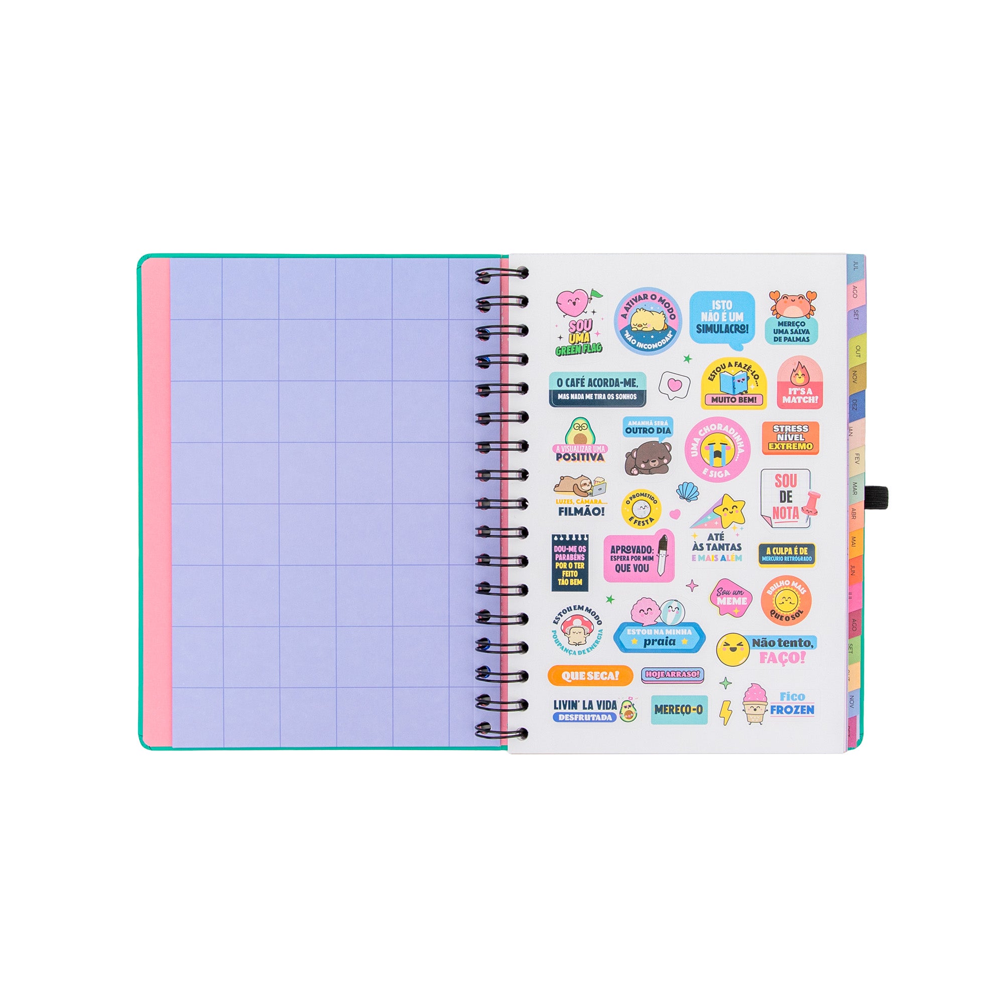 Agenda Mr. Wonderful 2026-27 Semanal 18 meses - Sonha muito, vive livre