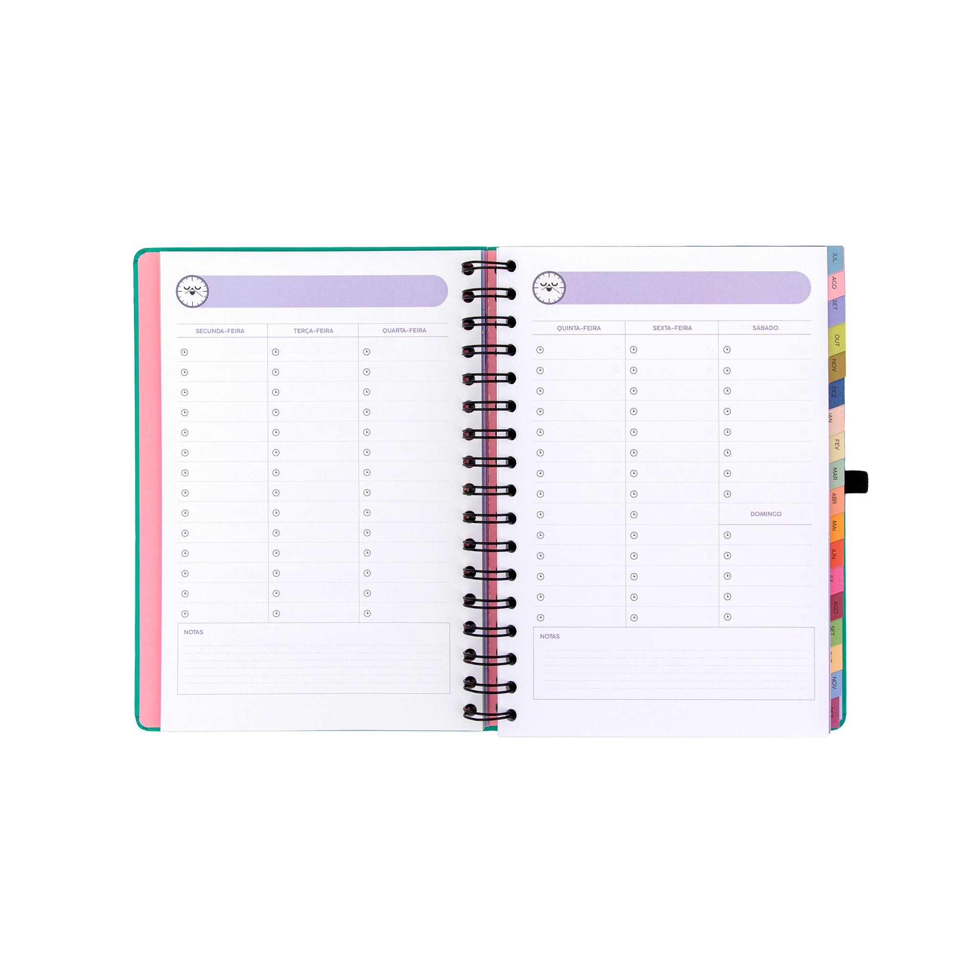 Agenda Mr. Wonderful 2026-27 Semanal 18 meses - Sonha muito, vive livre