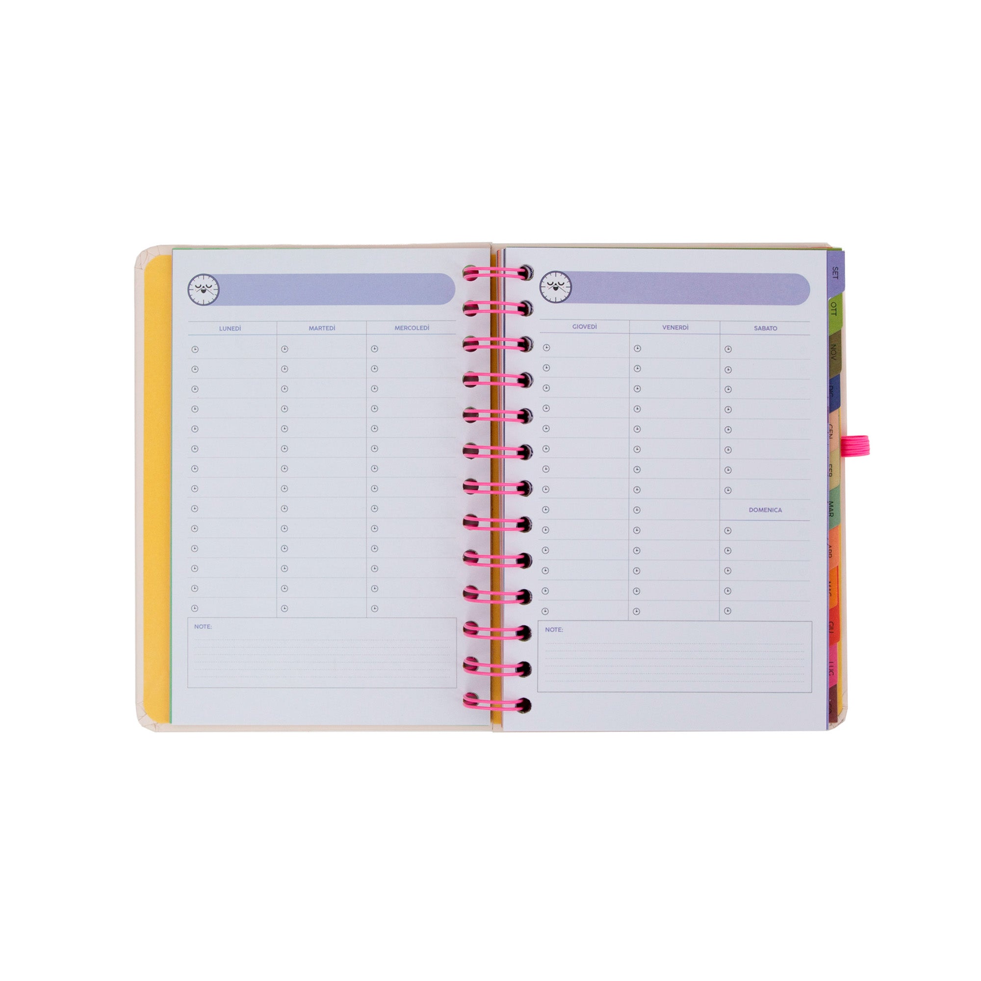 Set diario scolastico Mr. Wonderful piccolo 2026-27 Settimanale + 3 penne cancellabili Bo-Bo - Ready