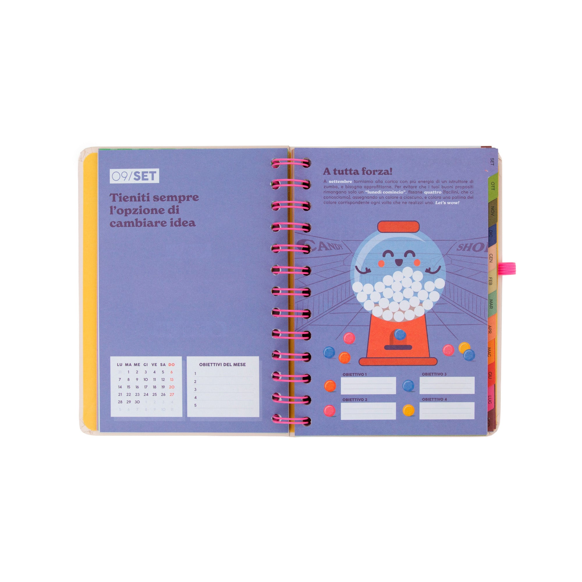 Set diario scolastico Mr. Wonderful piccolo 2026-27 Settimanale + 3 penne cancellabili Bo-Bo - Ready