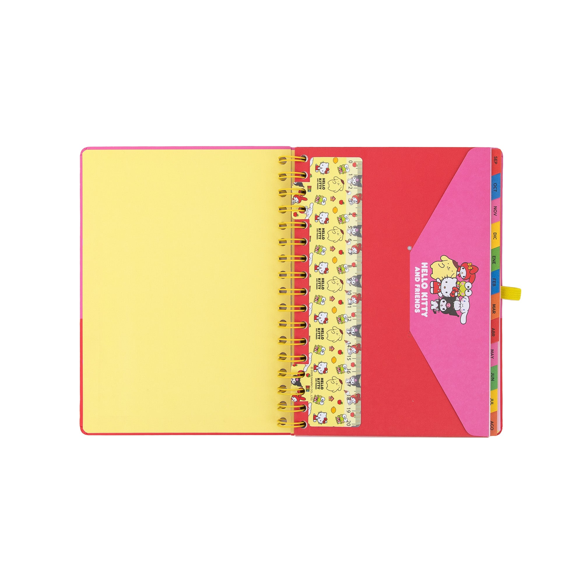Agenda 2026-27 Hello Kitty & Friends x Mr. Wonderful Semanal - Somos el mejor equipo