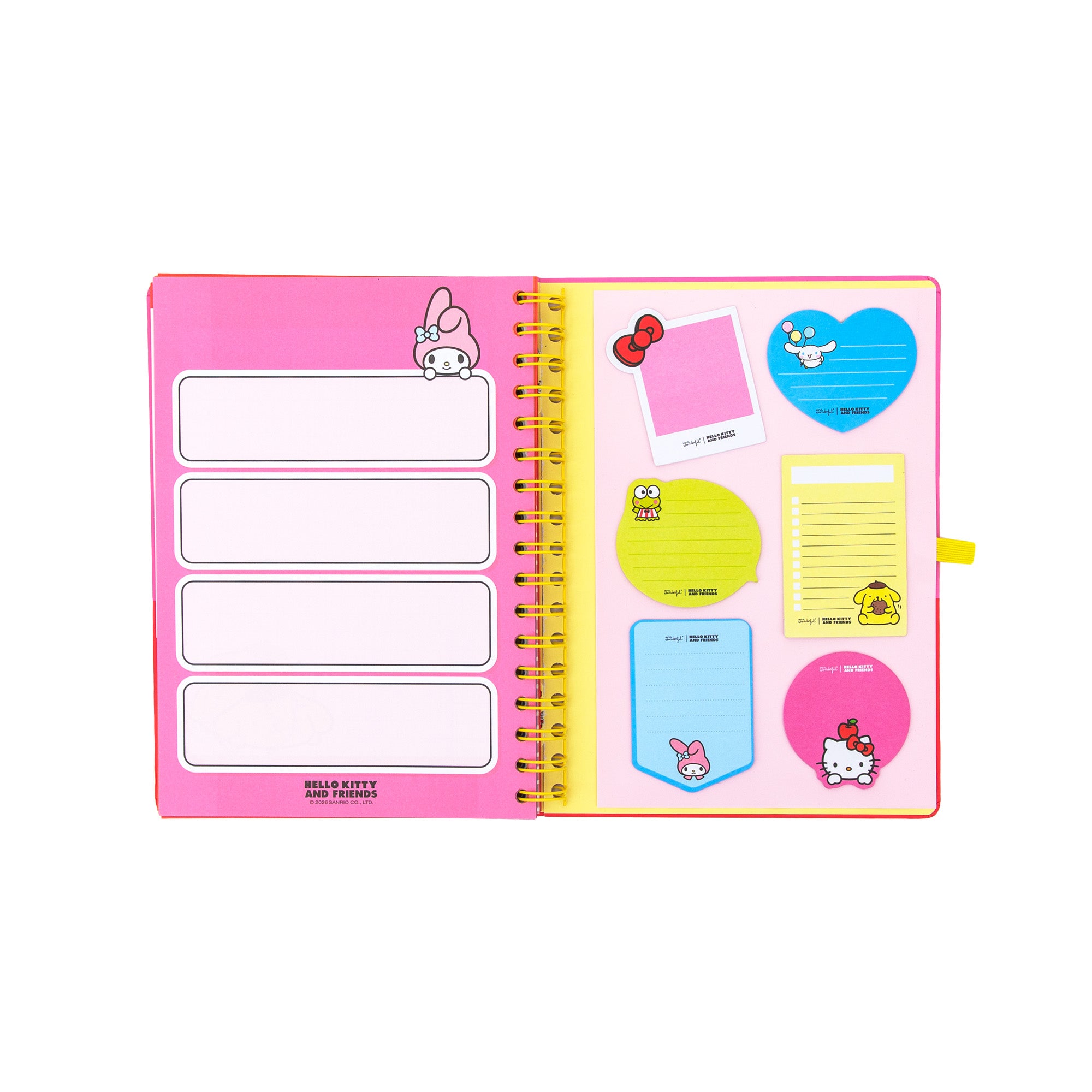 Agenda 2026-27 Hello Kitty & Friends x Mr. Wonderful Semanal - Somos el mejor equipo