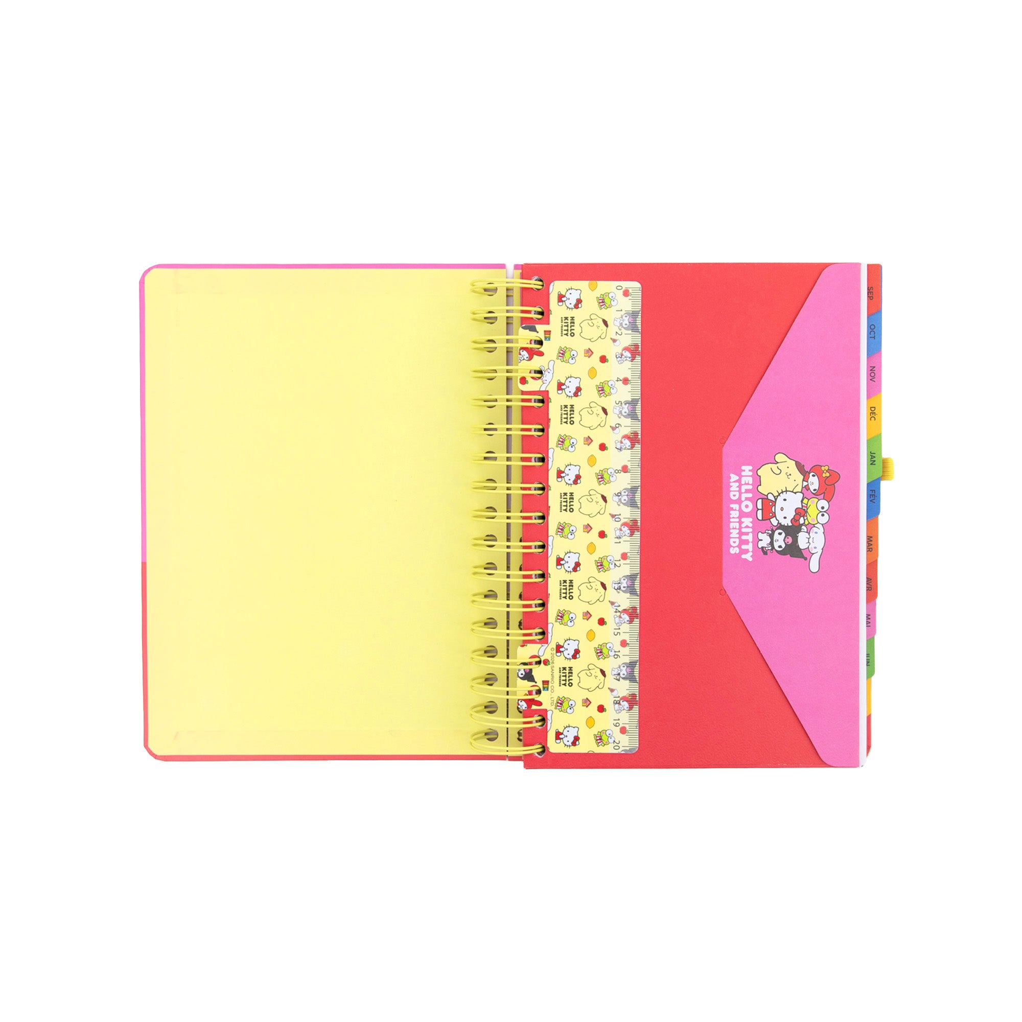 Agenda 2026-27 Hello Kitty & Friends x Mr. Wonderful Journalier - On est la meilleure équipe
