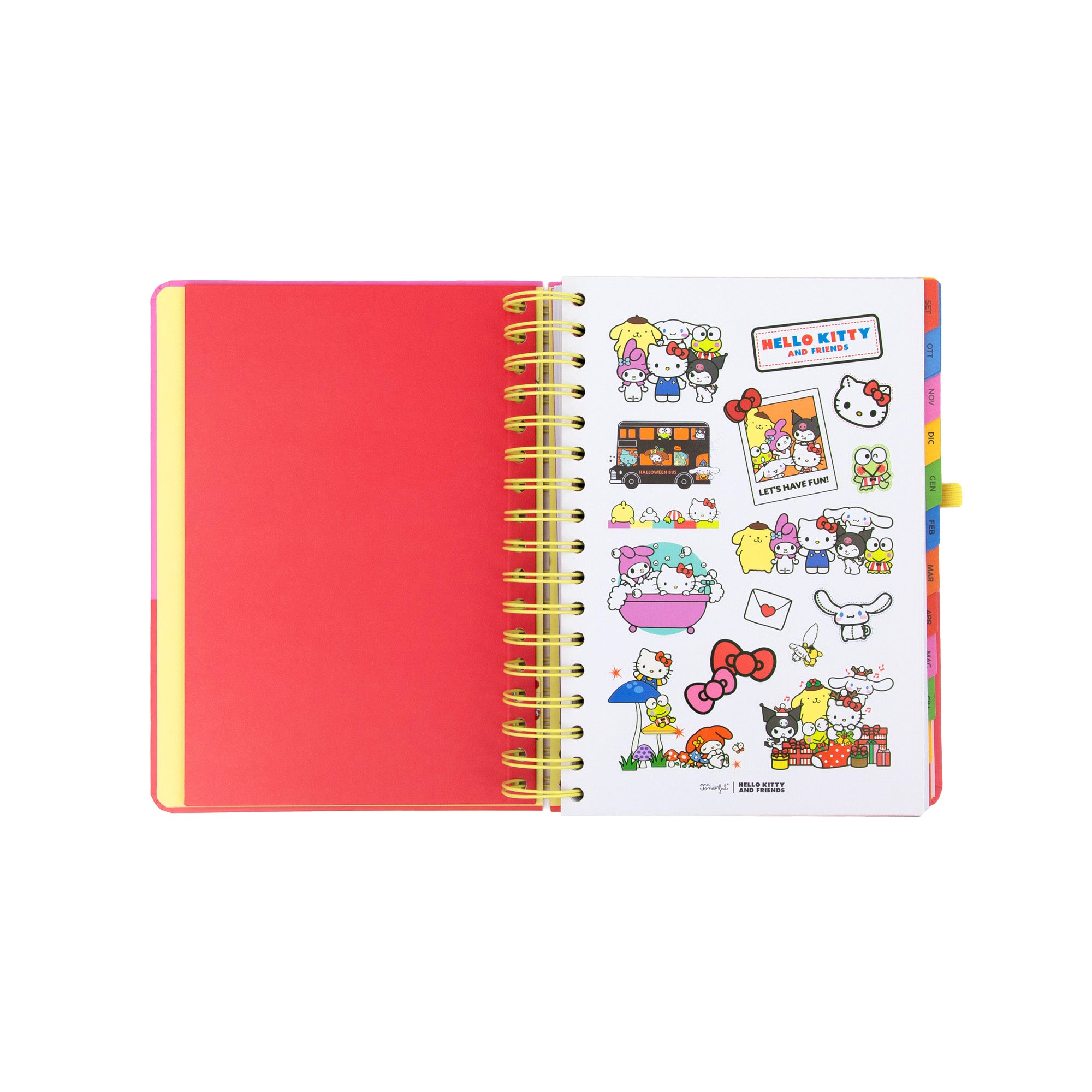 Diario scolastico 2026-27 Hello Kitty&Friends x Mr.Wonderful Giornaliero - Siamo la squadra migliore