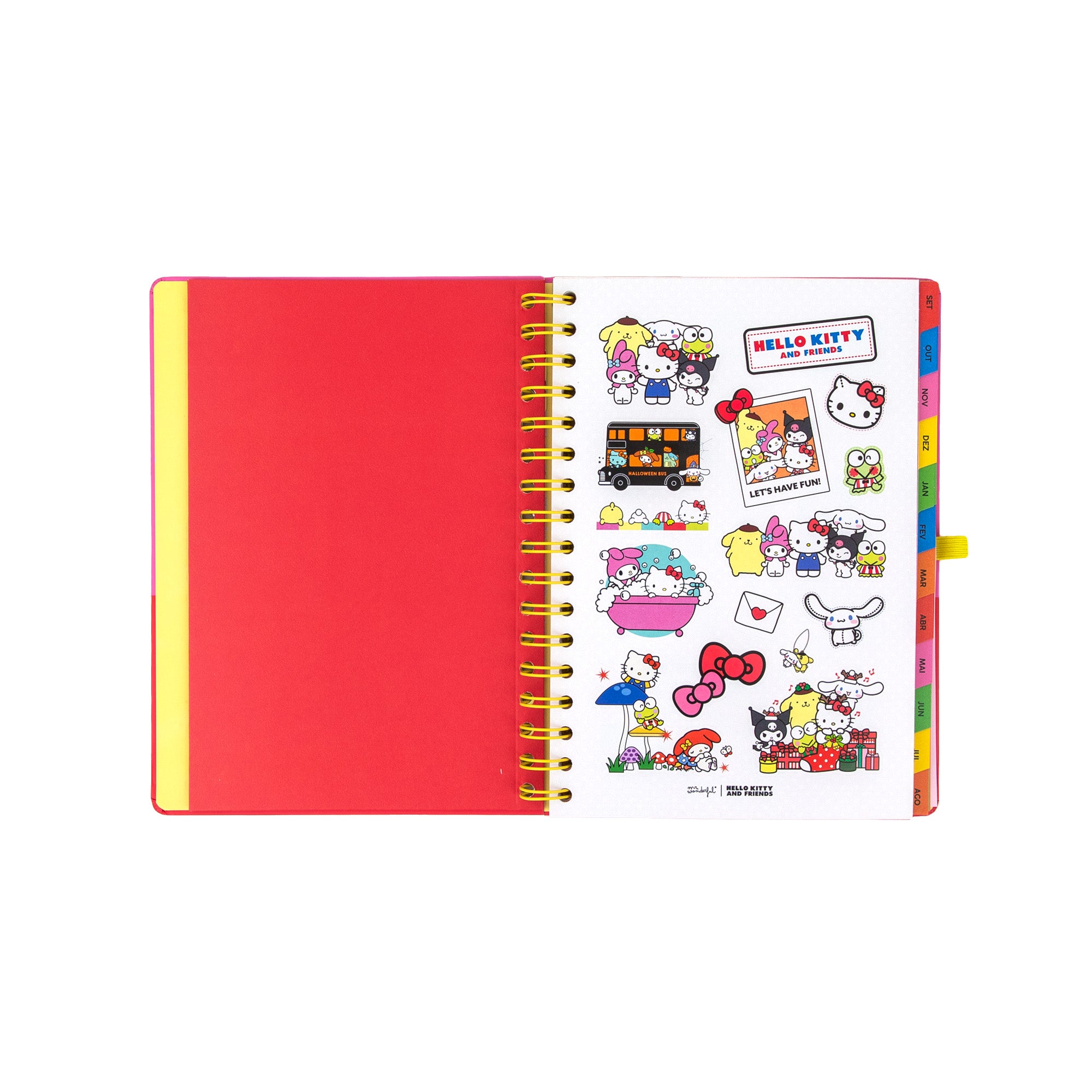Agenda 2026-27 Hello Kitty & Friends x Mr. Wonderful Semanal - Somos a melhor equipa